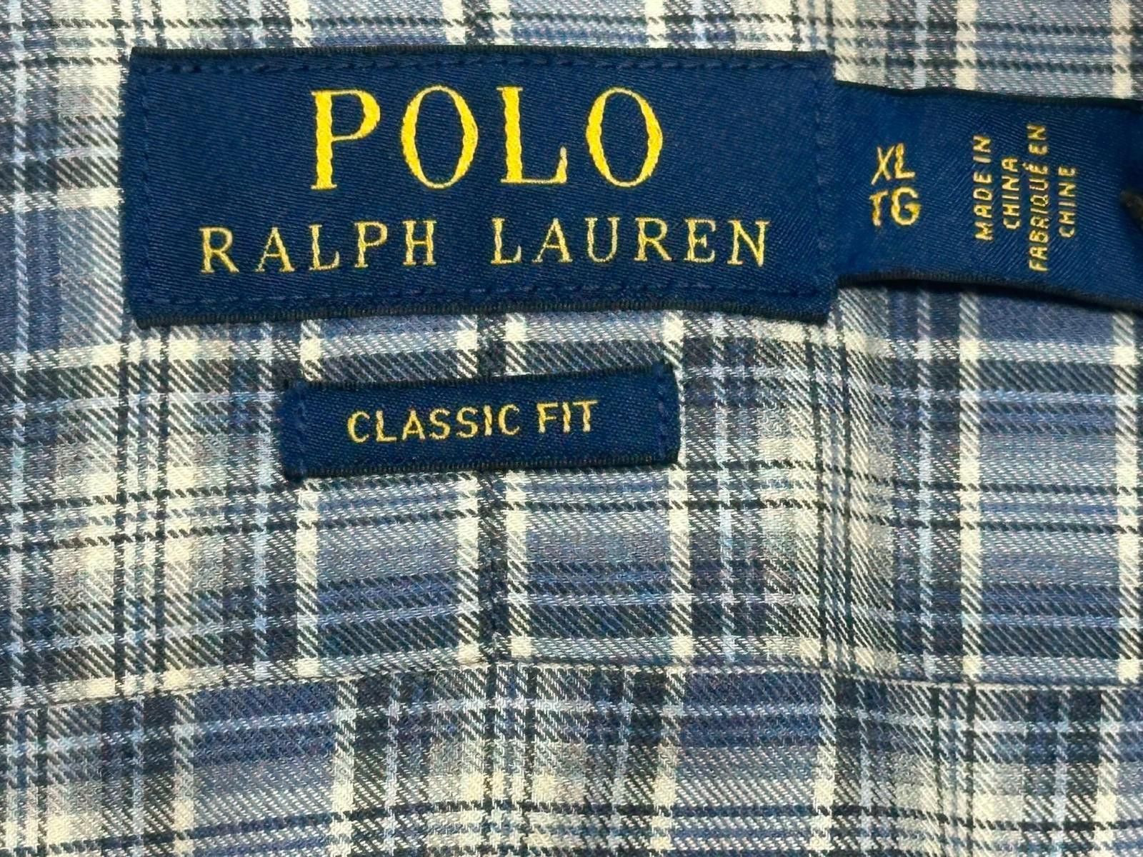 Polo Ralph Lauren Polo Ralph Lauren Classic Fit Plaid Button Up Blue Mens XL Size US XL / EU 56 / 4 - 7 Thumbnail