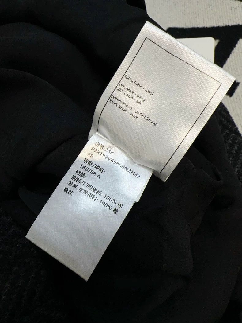Chanel Chanel 24k dark gray human textured suit vest jacket Size XS / US 0-2 / IT 36-38 - 6 Thumbnail
