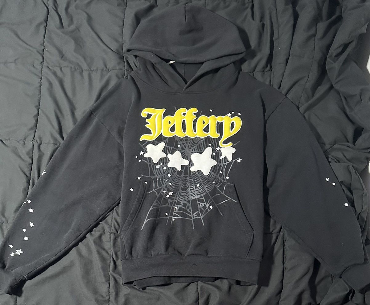 Sp5der Sp5der Jeffery Hoodie 'Black' Size M | Grailed