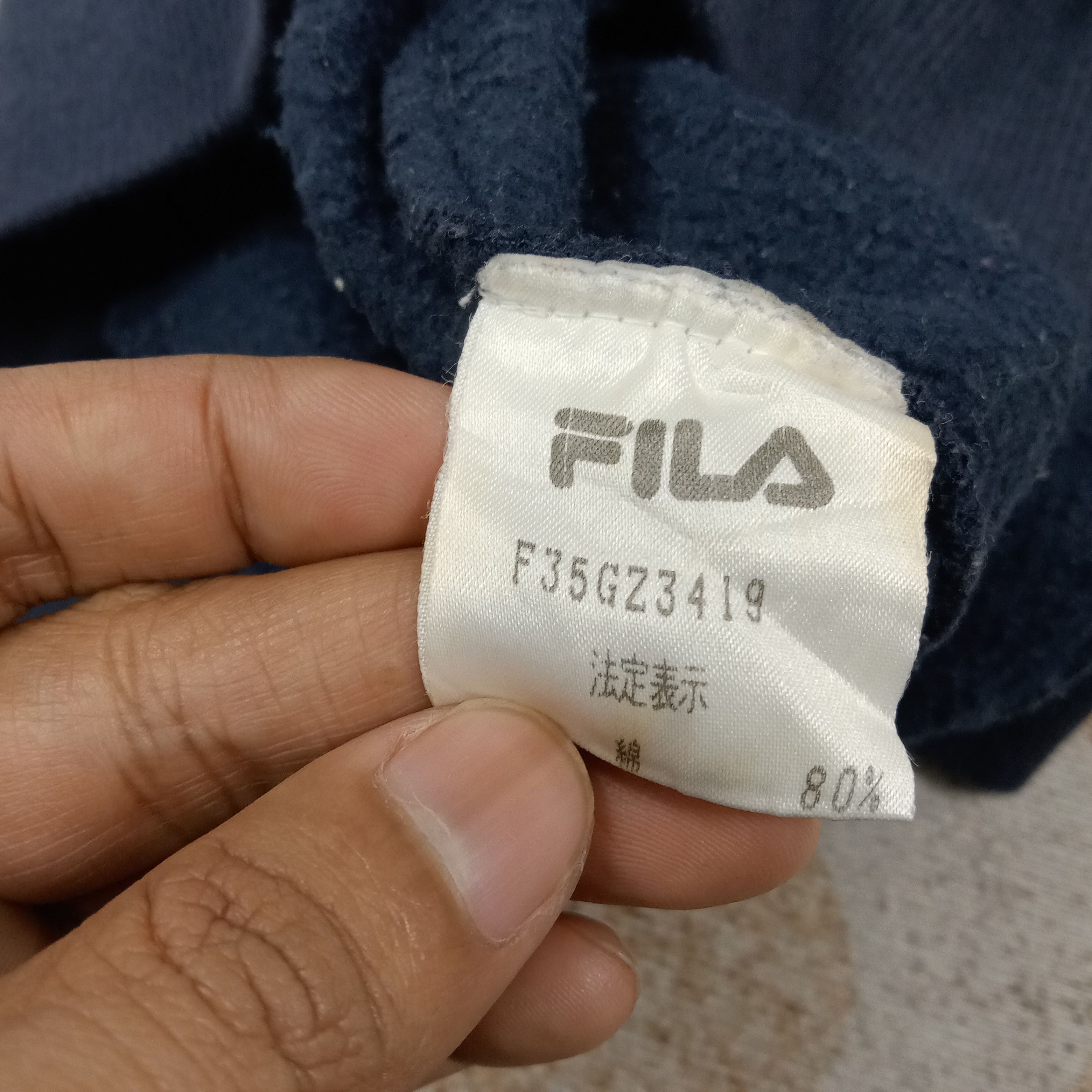 Fila Fila Streetwear Style Big Logo Sweatshirt C269N20 Size US L / EU 52-54 / 3 - 8 Thumbnail