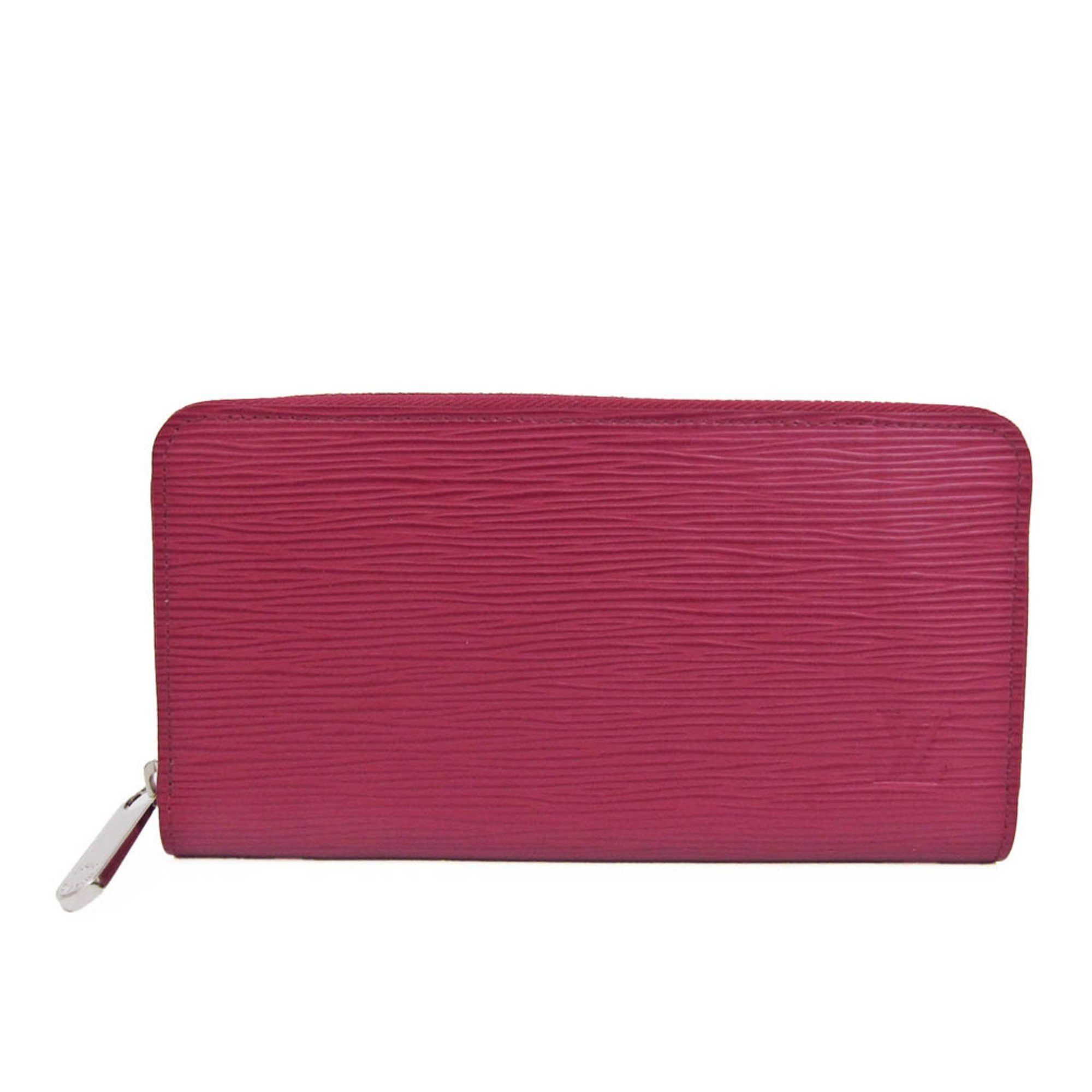 LOUIS VUITTON Zippy Wallet Epi Leather M60305 Fuchsia (Pink) Long Wallet