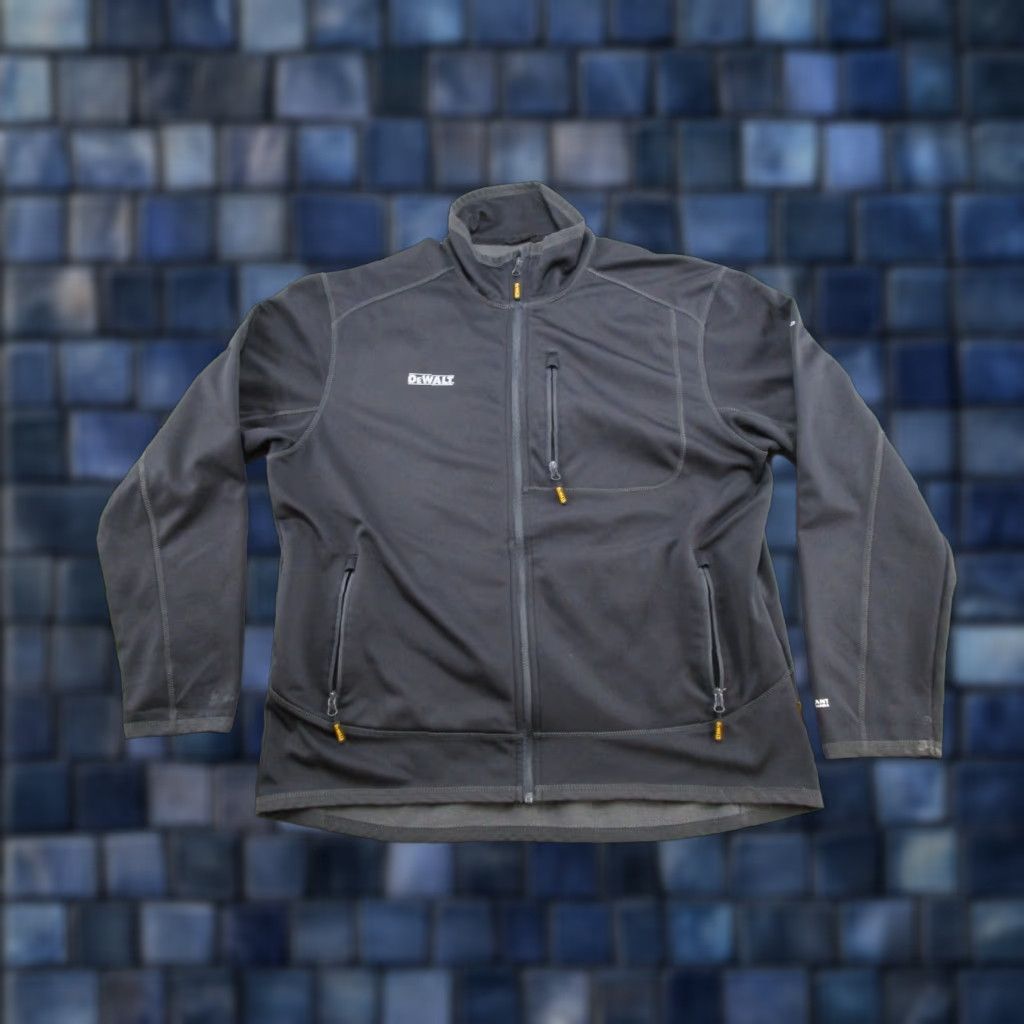 Vintage DEWALT Jacket Mens XL Black Water Resistant Breathable Softshell Jacket Size US XL / EU 56 / 4 - 1 Thumbnail