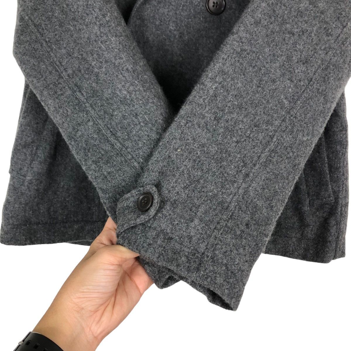 45rpm 🔥Cropped Wool Biker Jacket Double Breast Blue Blue Japan Size US M / EU 48-50 / 2 - 12 Thumbnail
