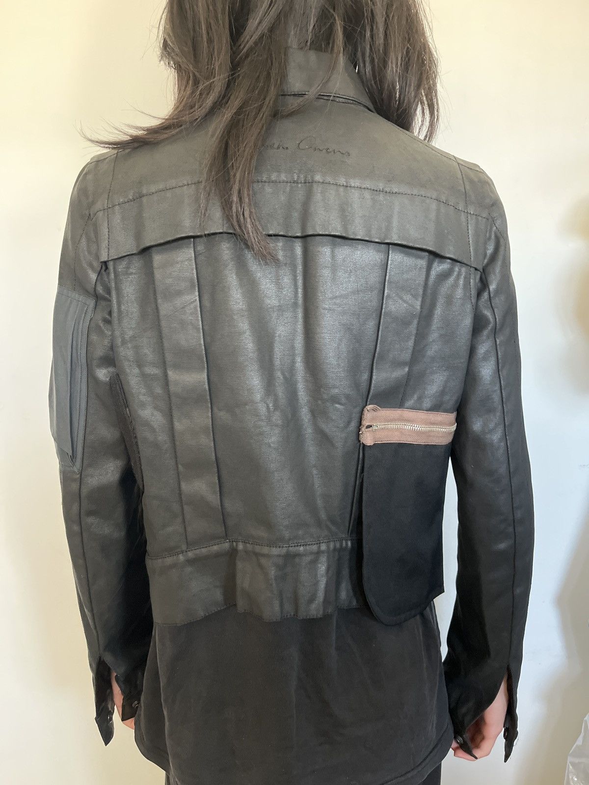 Rick Owens SS03 Rick Owens ‘Suckerball’ waxed denim cargo jacket Size US S / EU 44-46 / 1 - 9 Thumbnail