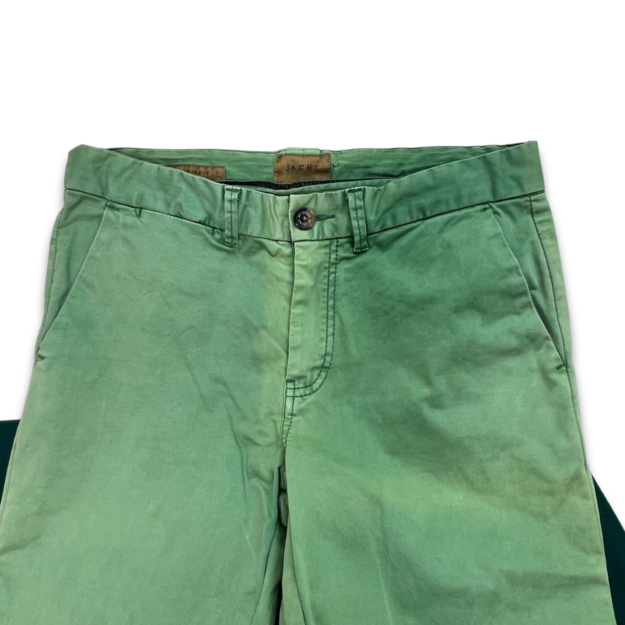 JACHS NY Jachs Grass Green Flared Jeans Mens Size 30 Cotton Casual Ma Size US 30 / EU 46 - 4 Thumbnail