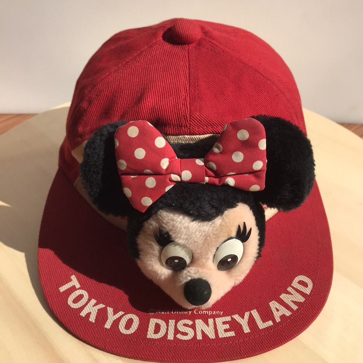 Disney × Mickey Mouse × Vintage VINTAGE MINI MOUSE FULLCAP 7 panel Tokyo disneyLand Made Size ONE SIZE - 3 Thumbnail