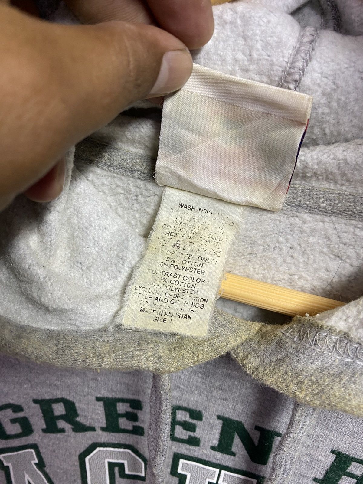 NFL Vintage NFL Green Bay packers hoodie Size US XL / EU 56 / 4 - 5 Thumbnail