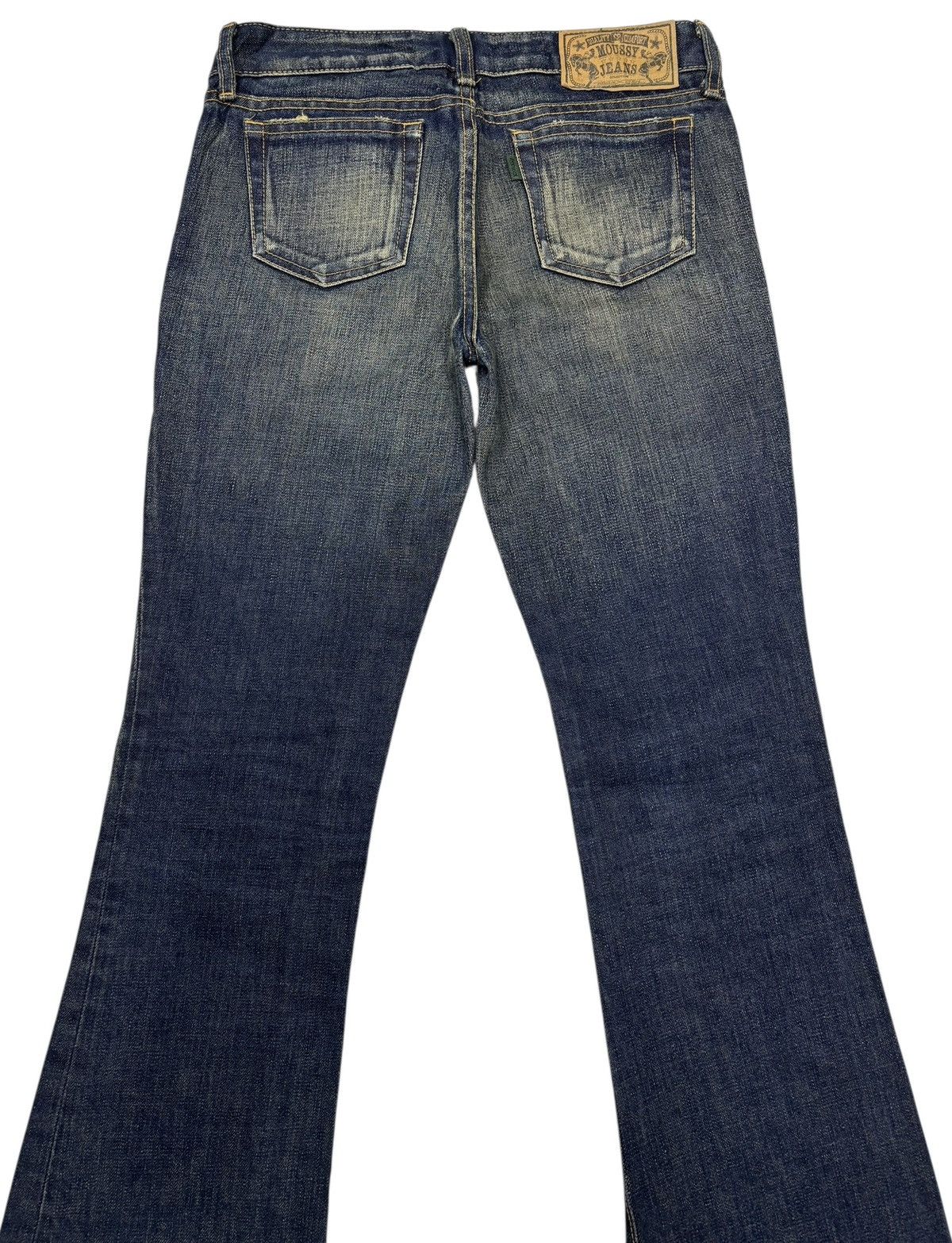 Le Grande Bleu (L.G.B.) MOUSSY JAPAN FLARED JEANS MUD WASH LOW RISE BOOTCUT JEANS Size US 28 / EU 44 - 6 Thumbnail