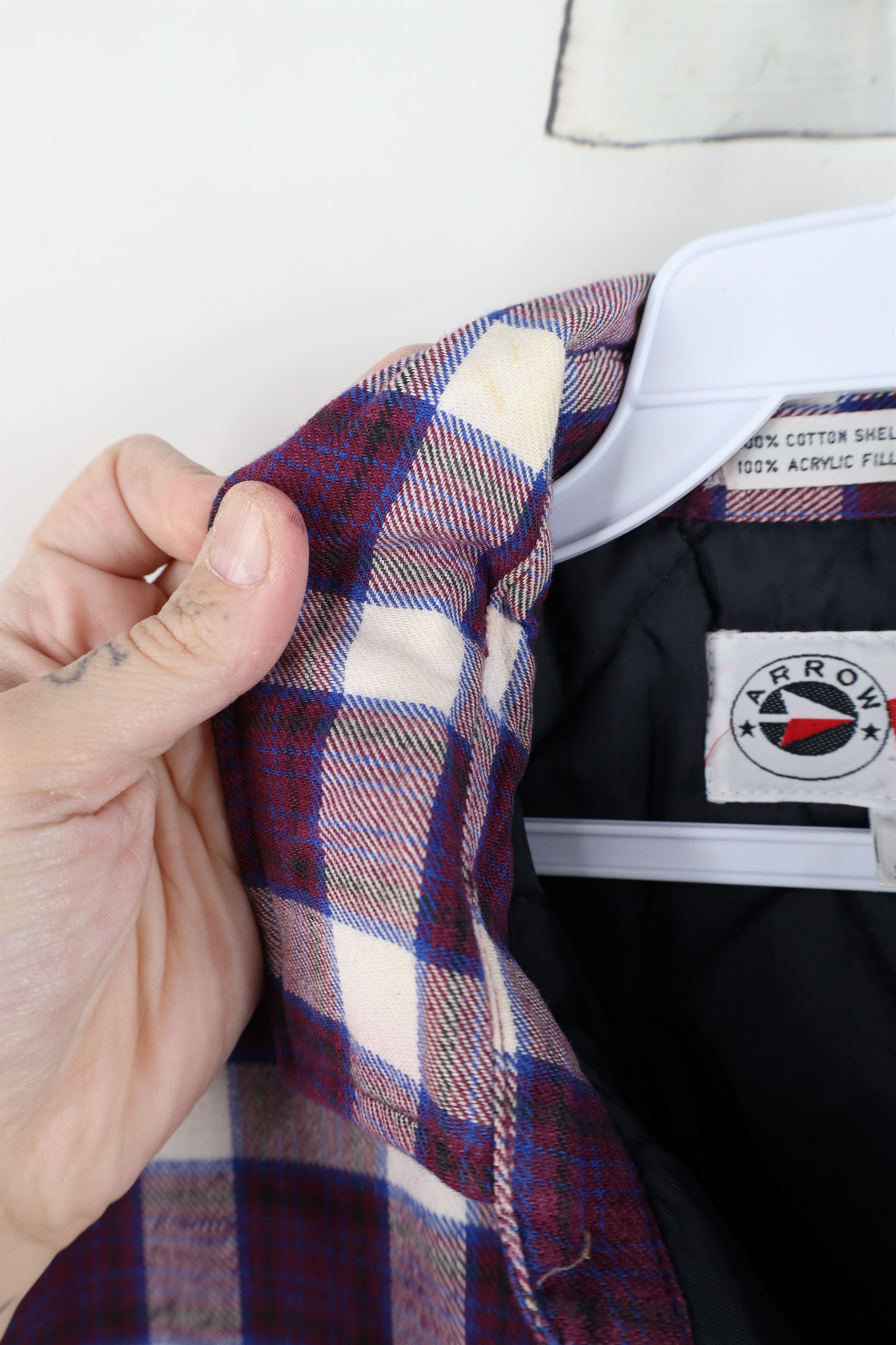 Vintage Vintage 90s Streetwear Flannel Button Shirt Jacket Plaid Size US L / EU 52-54 / 3 - 8 Thumbnail