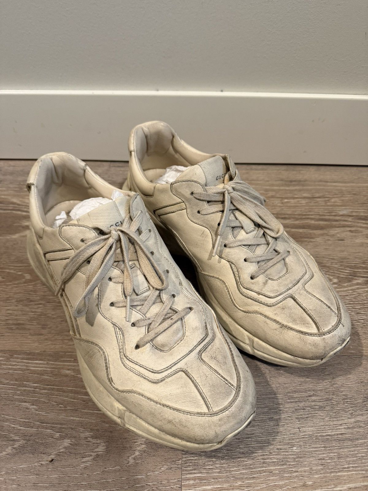 Gucci Gucci Rhyton sneakers size 11.5 Size US 11.5 / EU 44-45 - 1 Thumbnail