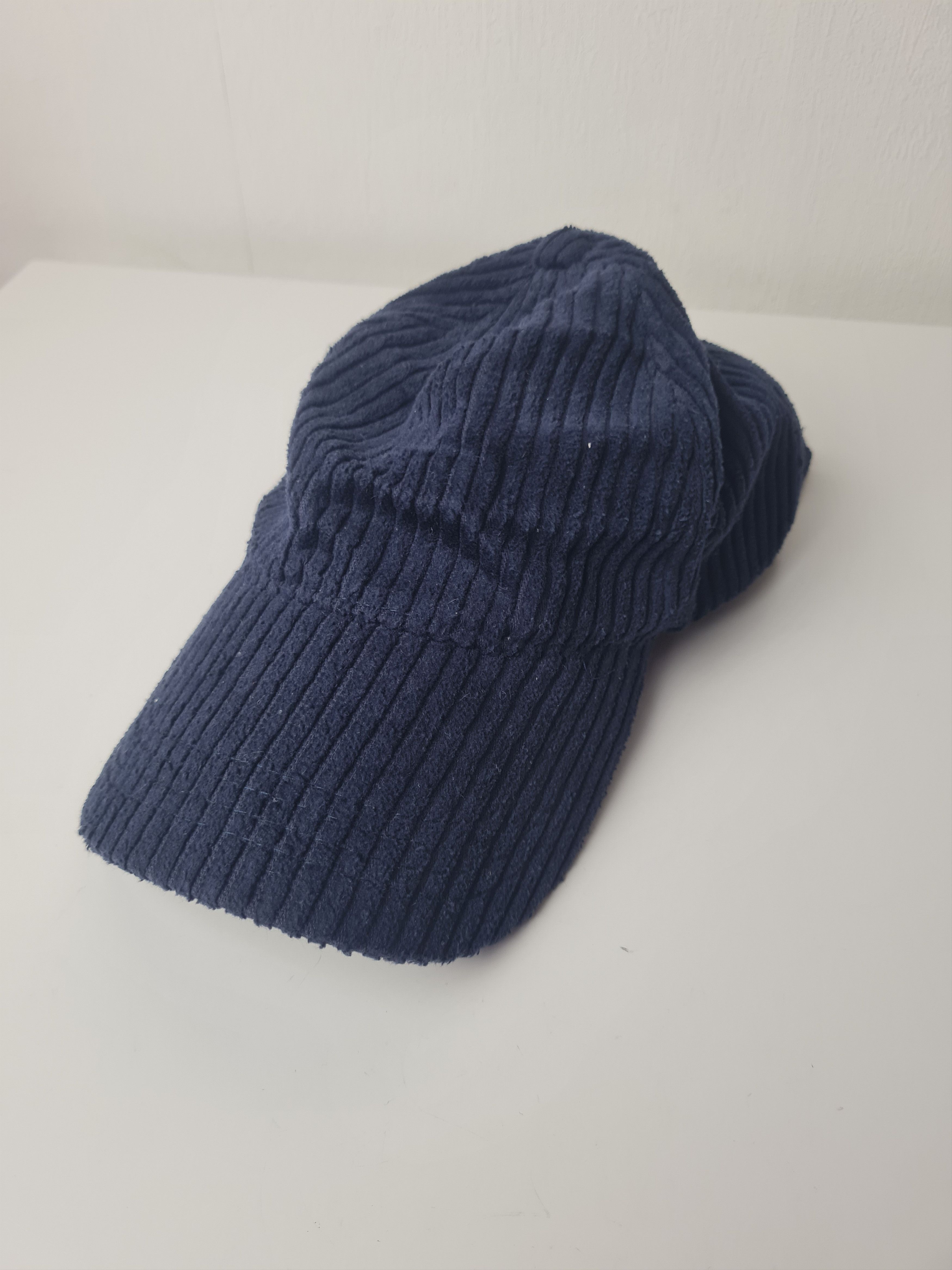Ted Baker Ted Baker London Corduroy Baseball Cap Navy Hat Cord Cotton Size ONE SIZE - 3 Thumbnail
