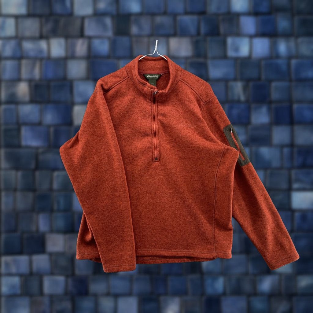 Eddie Bauer Eddie Bauer Jacket Men’s 2XL Orange 1/4 Zip Long Sleeve Size US XXL / EU 58 / 5 - 1 Thumbnail