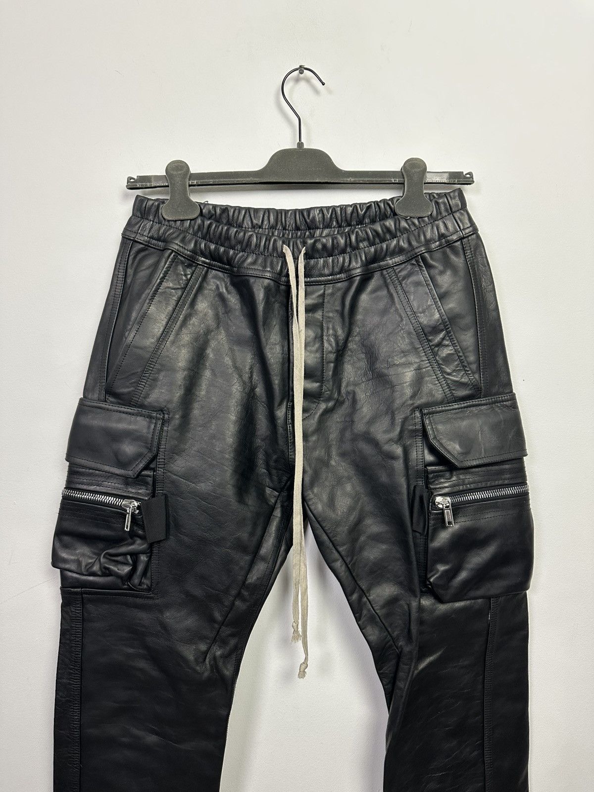 Rick Owens SS24 ‘LIDO’ Heavy Calfskin Cargojoggers Size US 34 / EU 50 - 2 Thumbnail