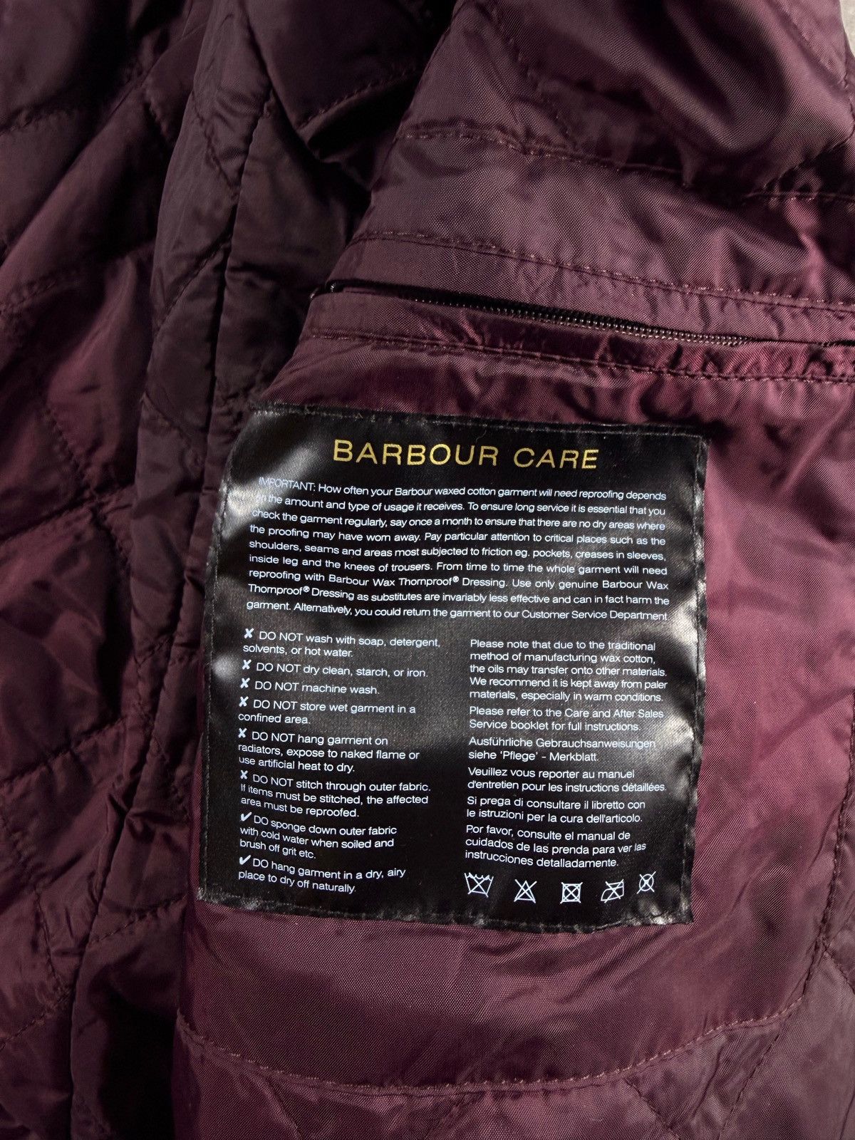 Barbour Barbour International Wax Jacket Burgundy Red Size M MWX Size US M / EU 48-50 / 2 - 10 Thumbnail