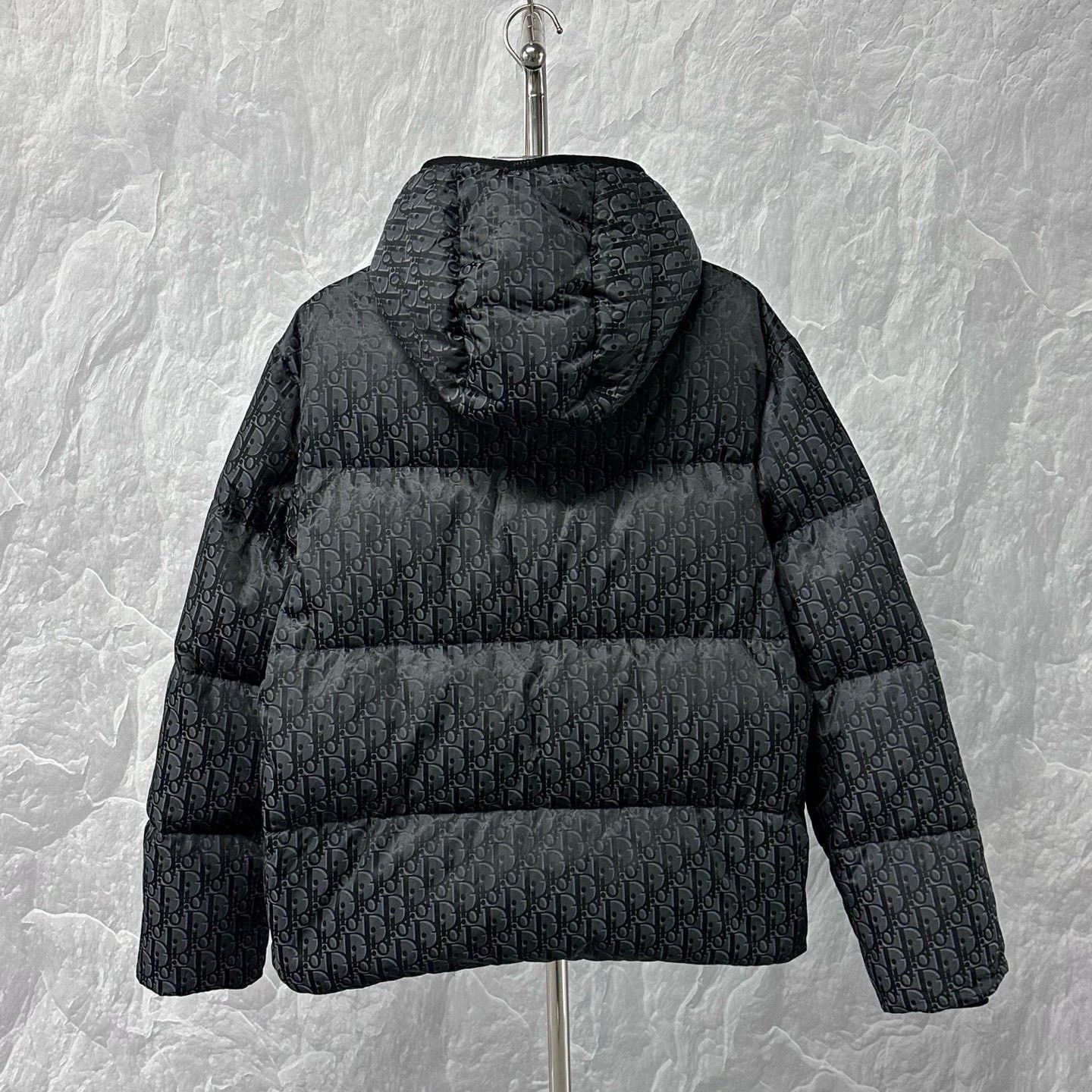 Dior Dior SS26 Oblique Hooded Down Jacket Size US M / EU 48-50 / 2 - 4 Thumbnail
