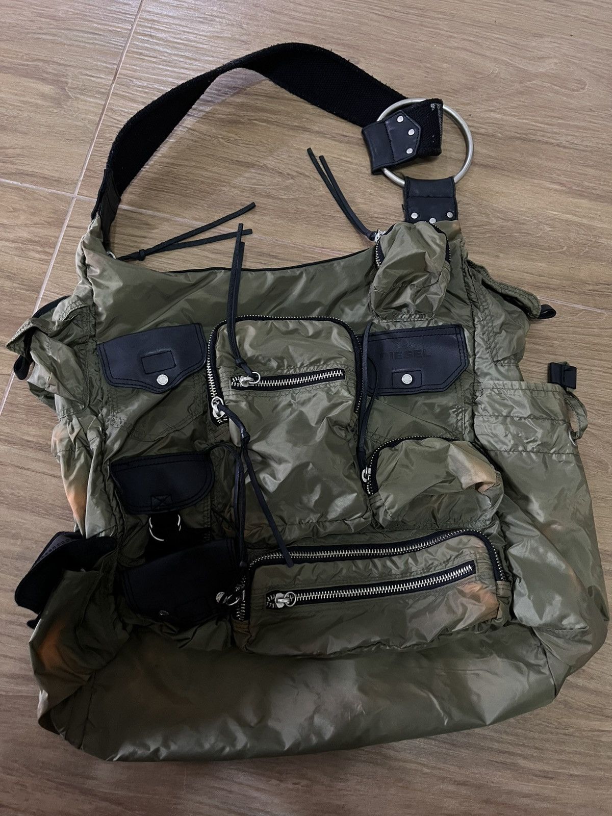 Diesel × Vintage Diesel Multi-Pocket Sling Bag cargo Size ONE SIZE - 4 Thumbnail