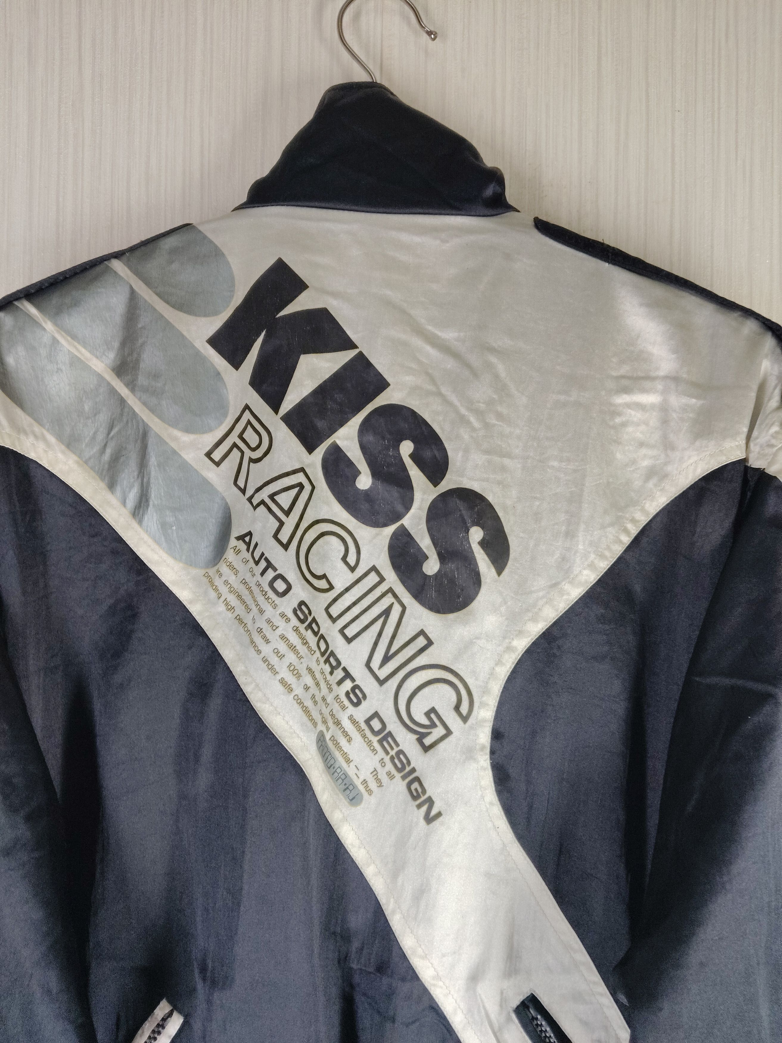 Sports Specialties Rare Vintage 90s Kiss Racing Team Bomber Jacket Size US M / EU 48-50 / 2 - 3 Thumbnail