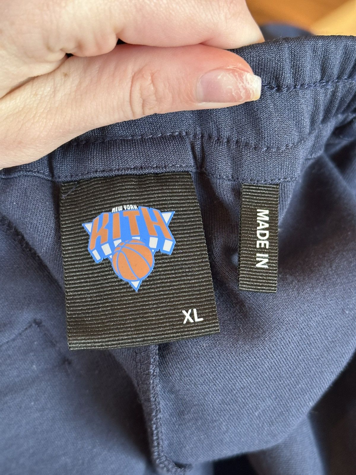 Kith × NBA Kith X Knicks Tear Away Track Pant ‘Nocturnal’ XL Size US 37 - 3 Thumbnail
