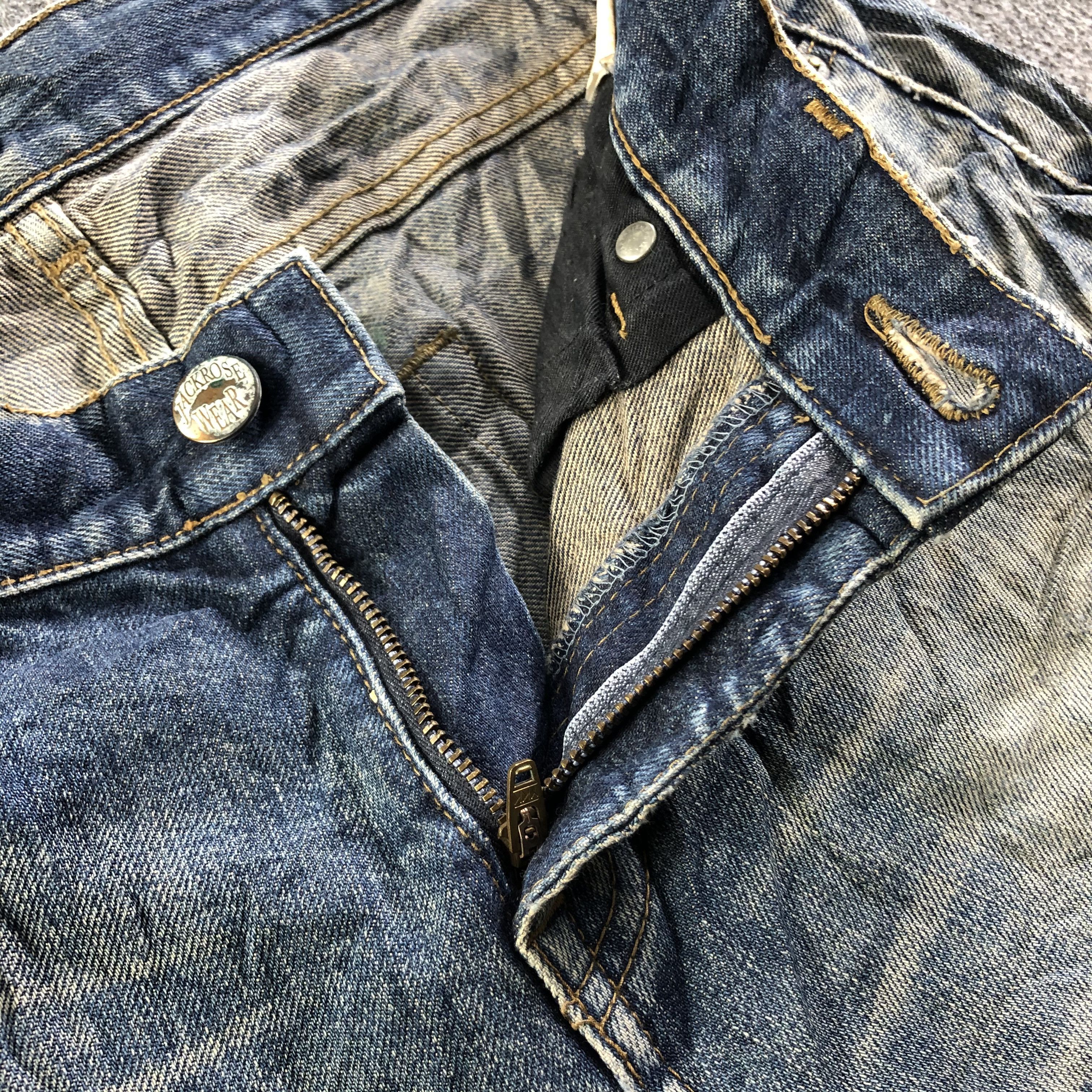 JACKROSE Vintage Jack Rose Wear Jeans-J3746 Size US 33 - 11 Thumbnail