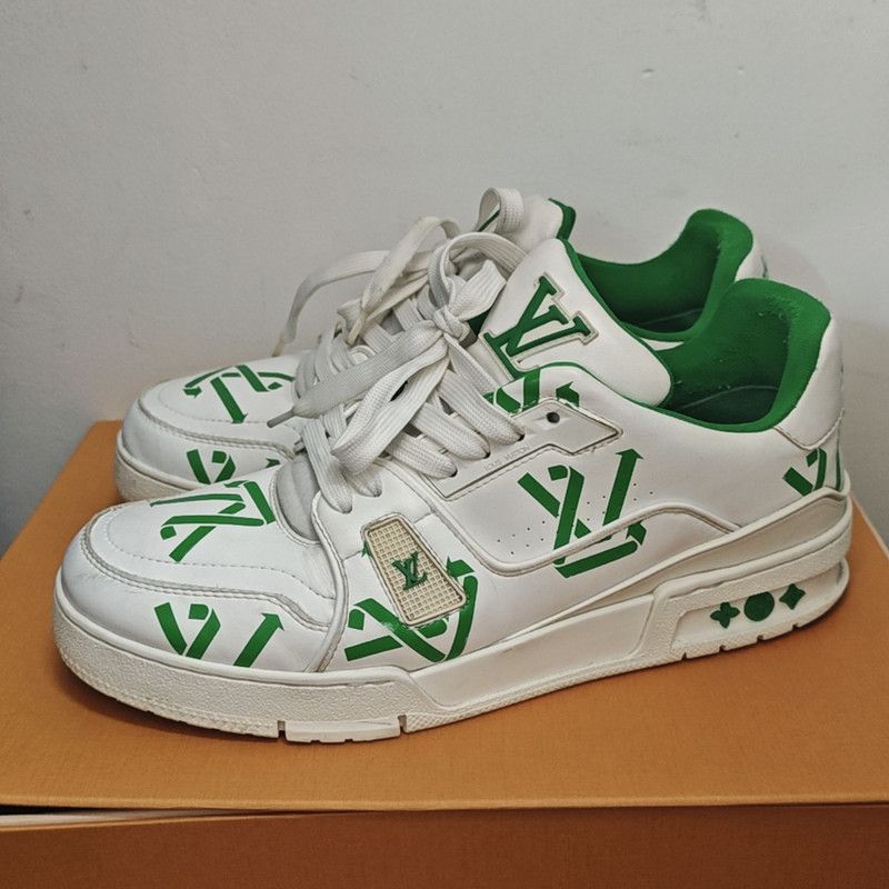 Louis Vuitton Louis Vuitton Trainer Low Top Fashion Sneakers - Size US 8 / EU 41 - 1 Thumbnail