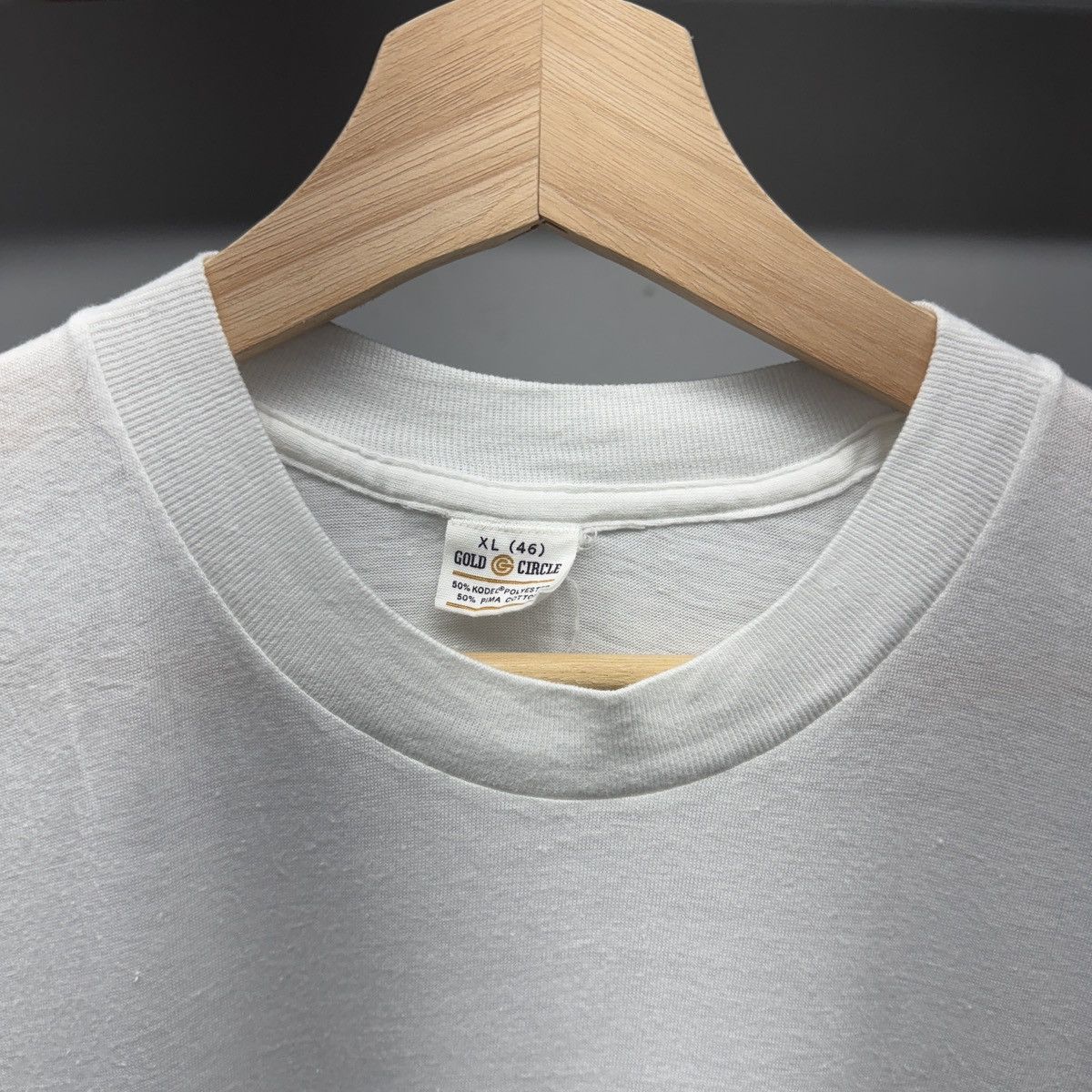 Vintage 80s Paper Thin Blank White Shirt USA ERD Grunge Size US XL / EU 56 / 4 - 3 Thumbnail