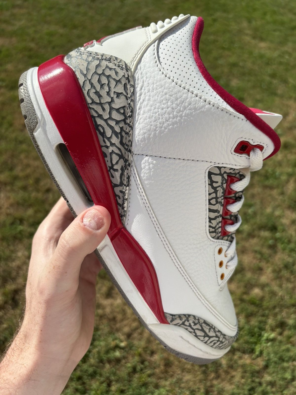 Jordan 3 Retro Cardinal Red 2022 Size 10.5