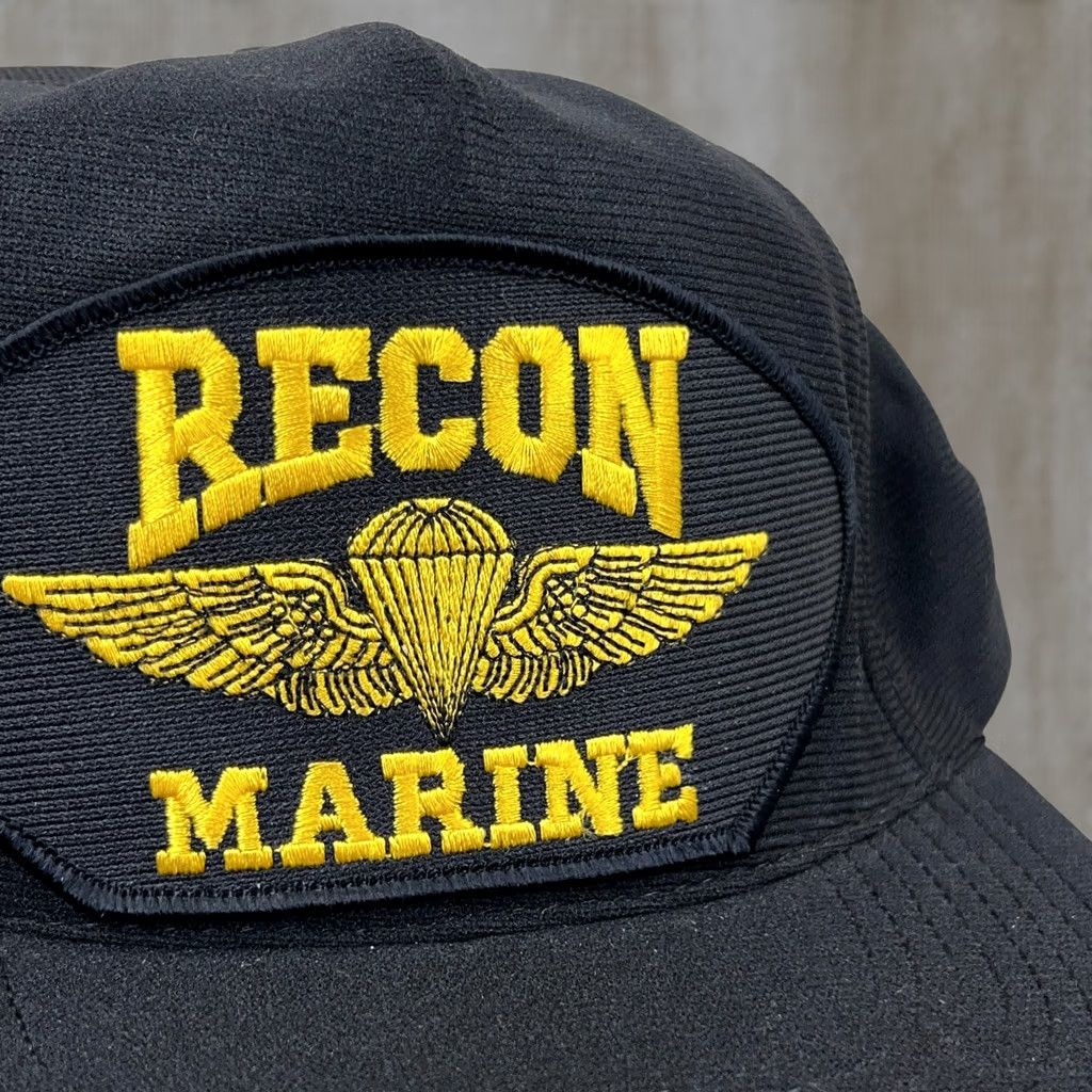 Vintage VINTAGE United States Marine Corps Hat Cap Snapback USMC Recon 90s Made In USA Size ONE SIZE - 1 Thumbnail