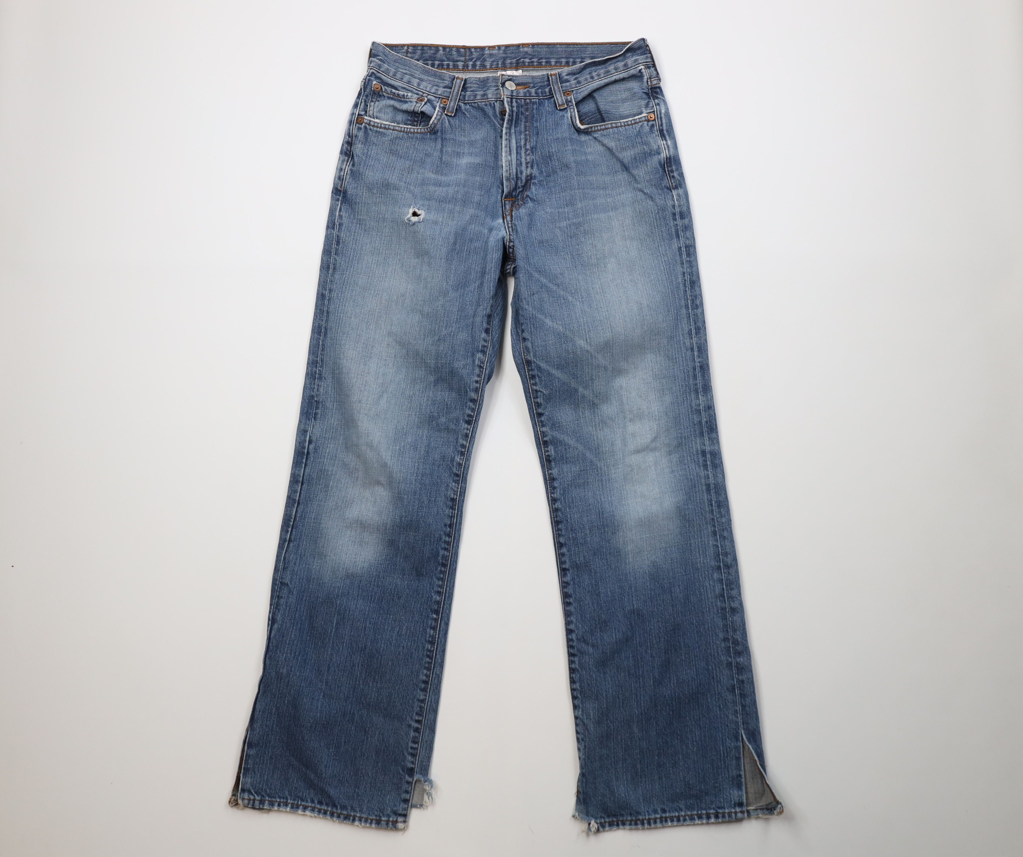 Lucky Brand Vintage Y2K Lucky Brand Flared Wide Leg Denim Jeans Blue Size US 32 / EU 48 - 1 Thumbnail