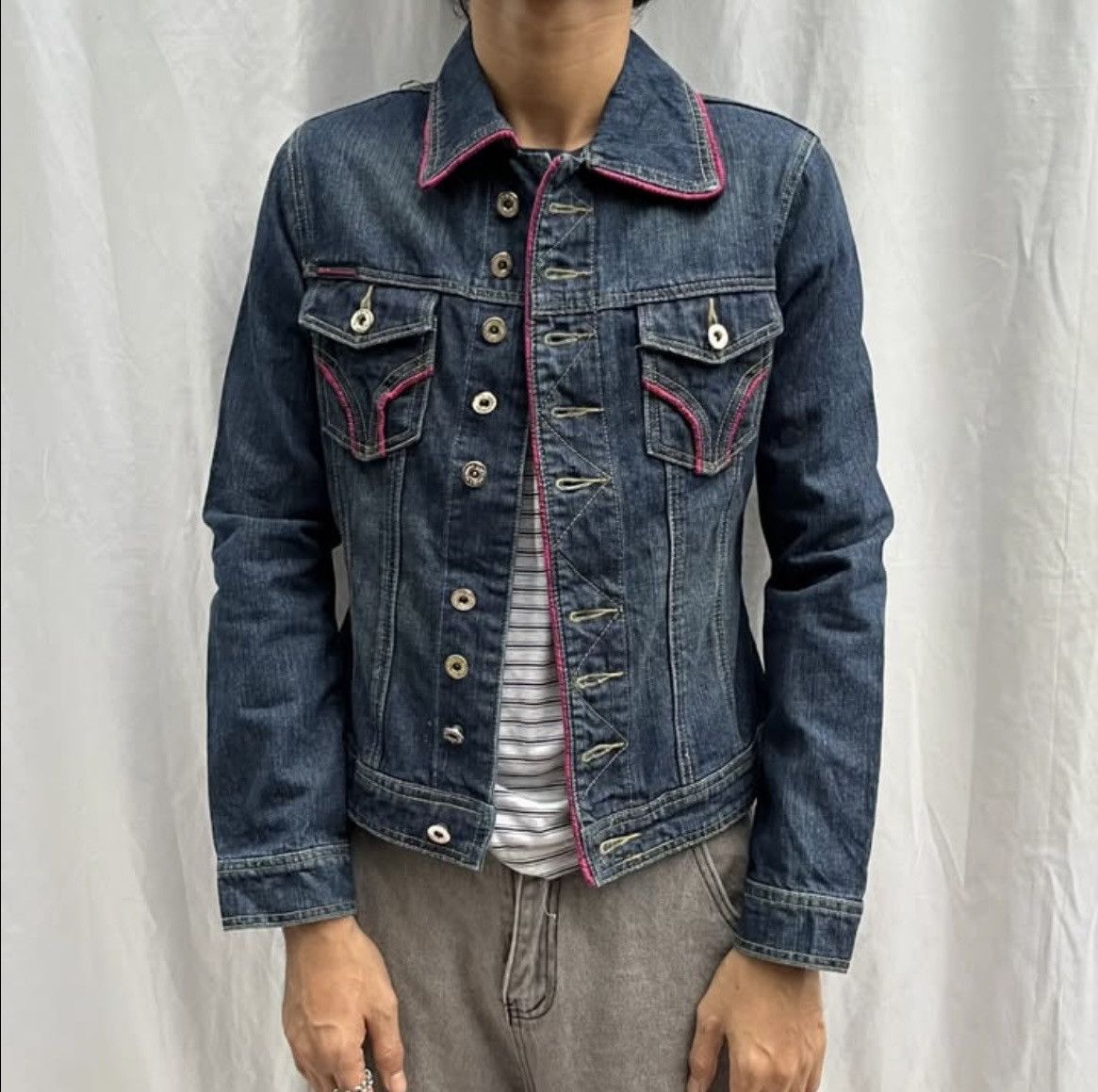 Dolce & Gabbana Dolce & Gabbana Denim Jacket Size US S / EU 44-46 / 1 - 2 Thumbnail