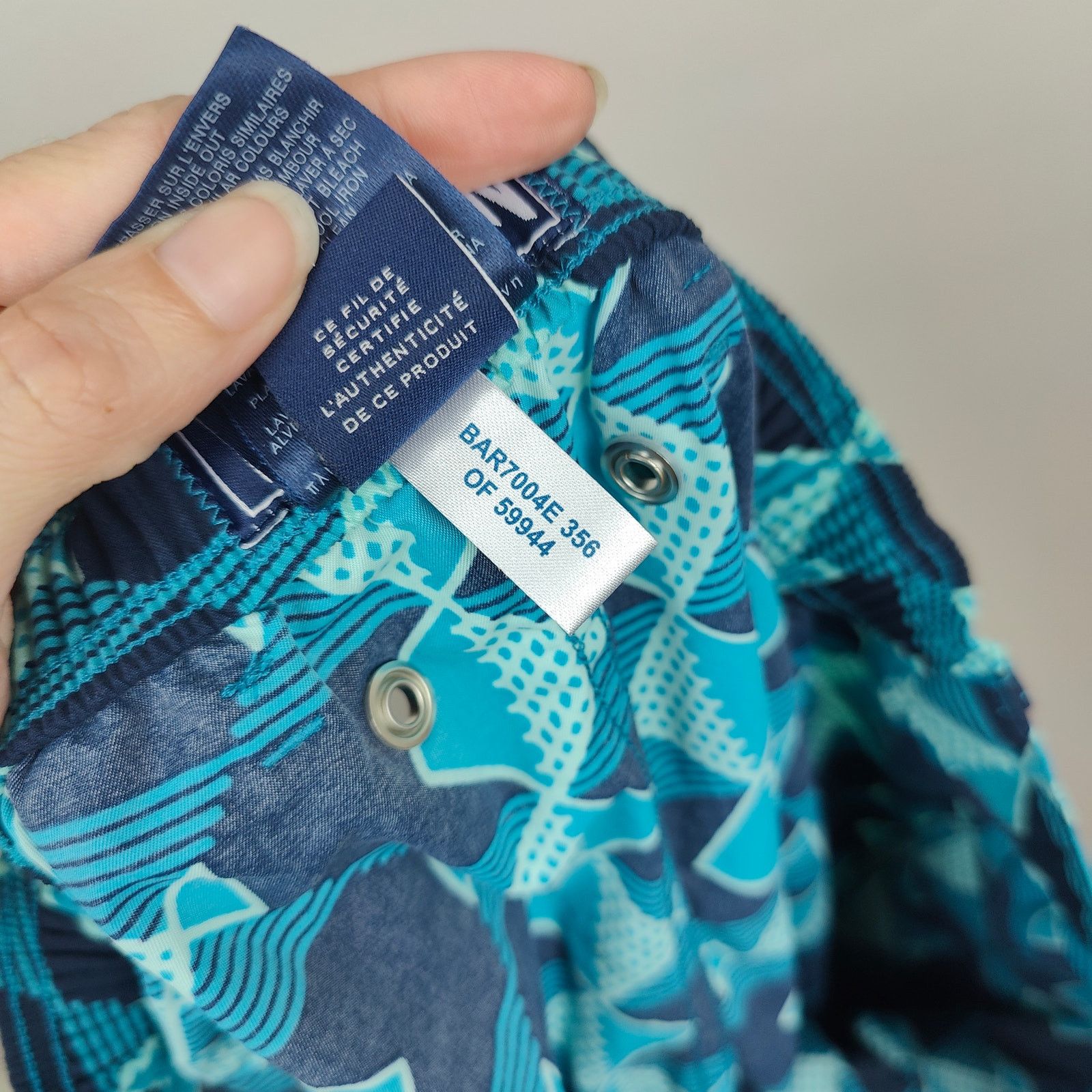 Vilebrequin Vilebrequin Swim Shorts Mens XXXL Blue Geometric Print Swim Size US 38 / EU 54 - 9 Thumbnail