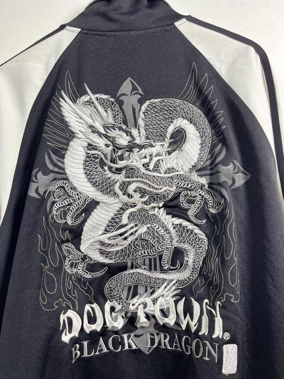 Dogtown 🐉 Vintage Dog Town Black Dragon Sukajan Souvenir Jacket Size US L / EU 52-54 / 3 - 1 Thumbnail