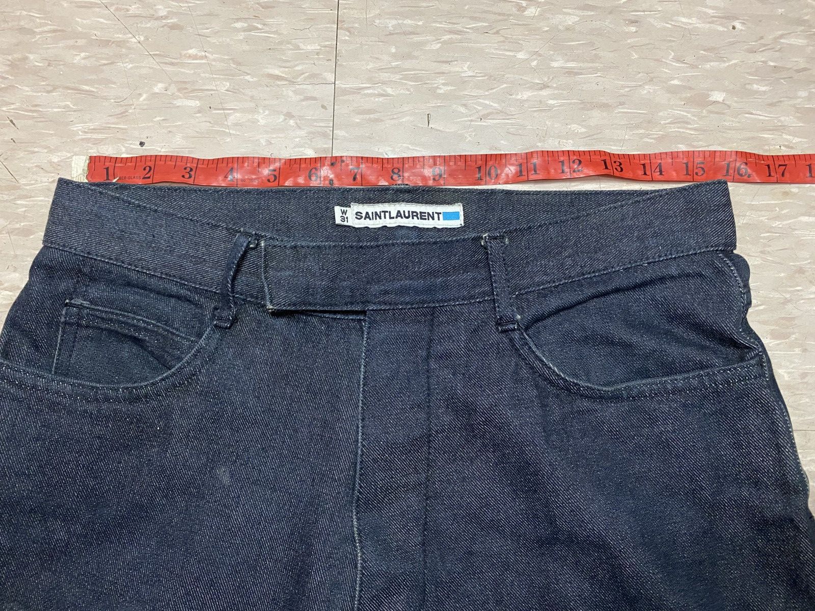 Saint Laurent Paris × Yves Saint Laurent YSL saint laurent denim jeans Size US 30 / EU 46 - 13 Thumbnail