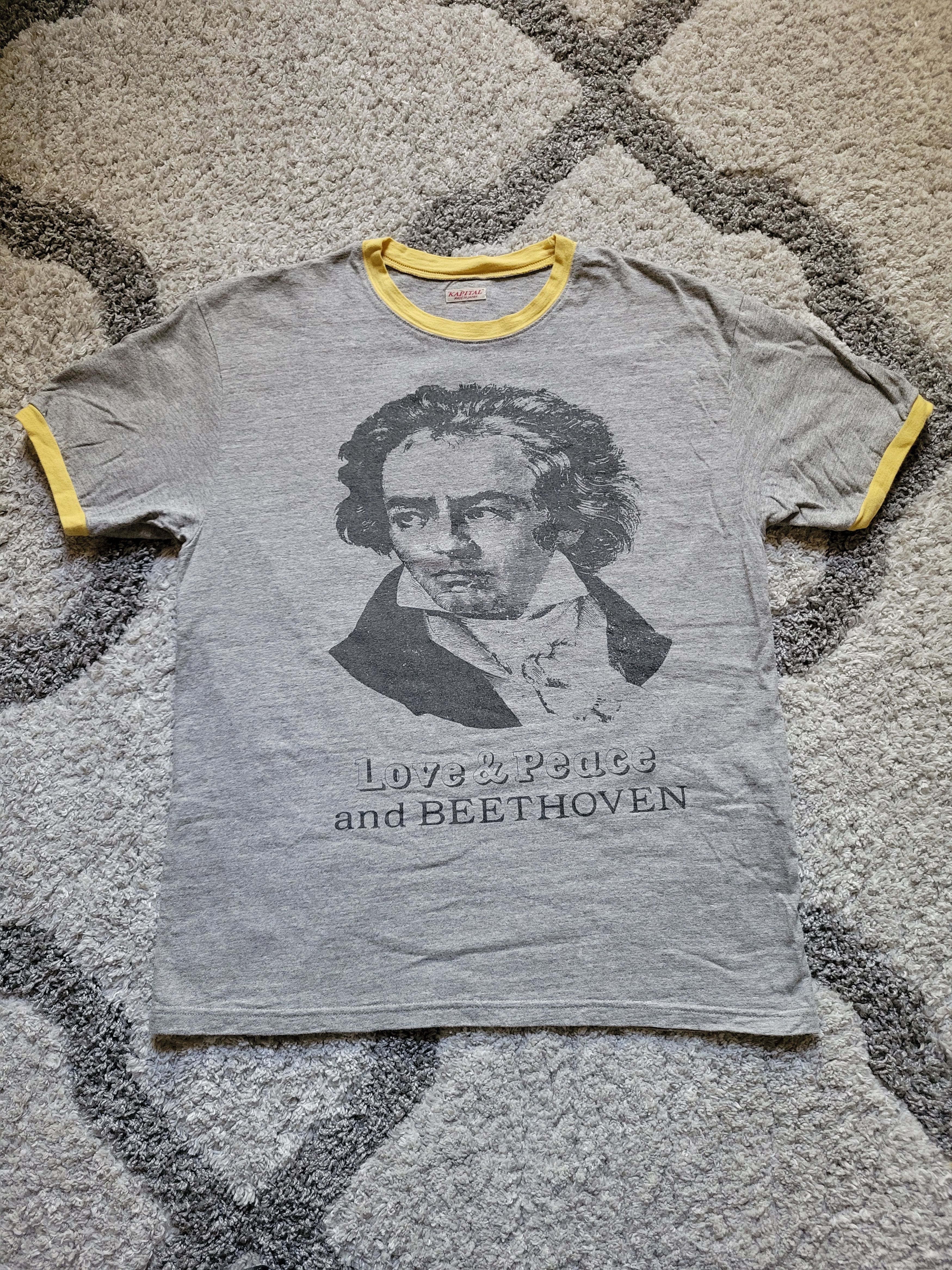 Kapital Love&peace and Beethoven ringer tee size 4 Size US L / EU 52-54 / 3 - 2 Thumbnail