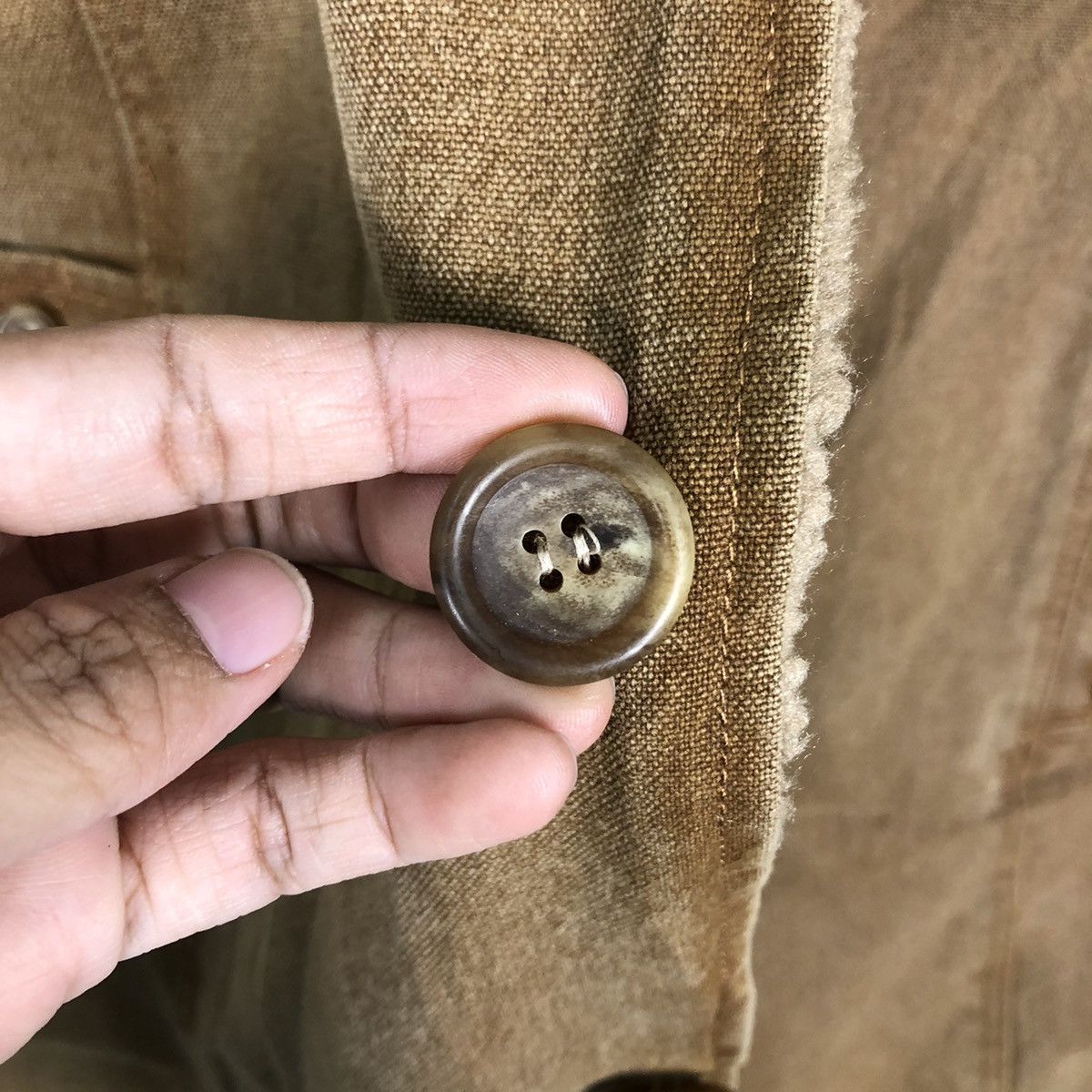 Japanese Brand 🔥Vintage Detroit Long Jacket Duck Canvas Double Name Size US M / EU 48-50 / 2 - 16 Thumbnail