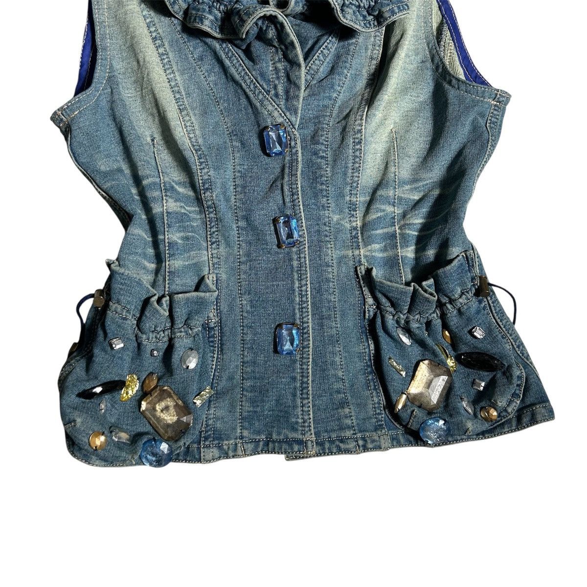 Vintage Vintage Y2K Jeans Vest Size M / US 6-8 / IT 42-44 - 4 Thumbnail