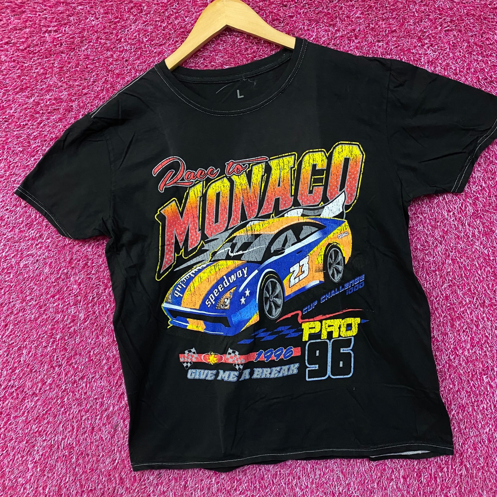 Urban Outfitters Race to Monaco Pro 96 Cup Challenge 1000 Racing Car Tee Larg Size US L / EU 52-54 / 3 - 2 Thumbnail