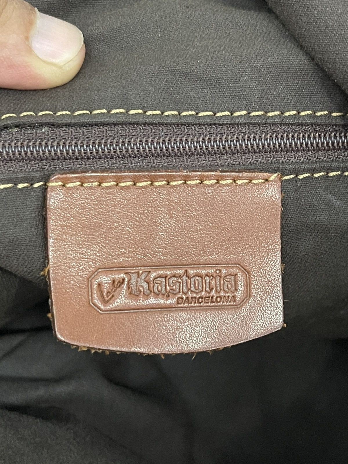 Genuine Leather Full Leather Kastoria Barcelona Duffle Travel Bag 6🟩 Size ONE SIZE - 21 Thumbnail