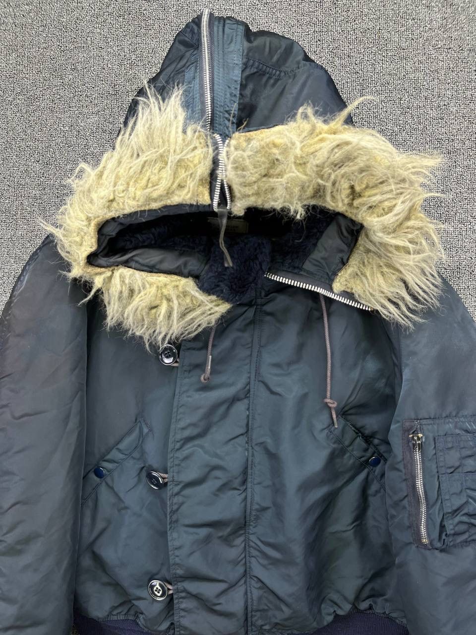 Alpha Industries Vintage Alpha Industries N-2B Attached Hood Flight Jacket Size US L / EU 52-54 / 3 - 7 Thumbnail