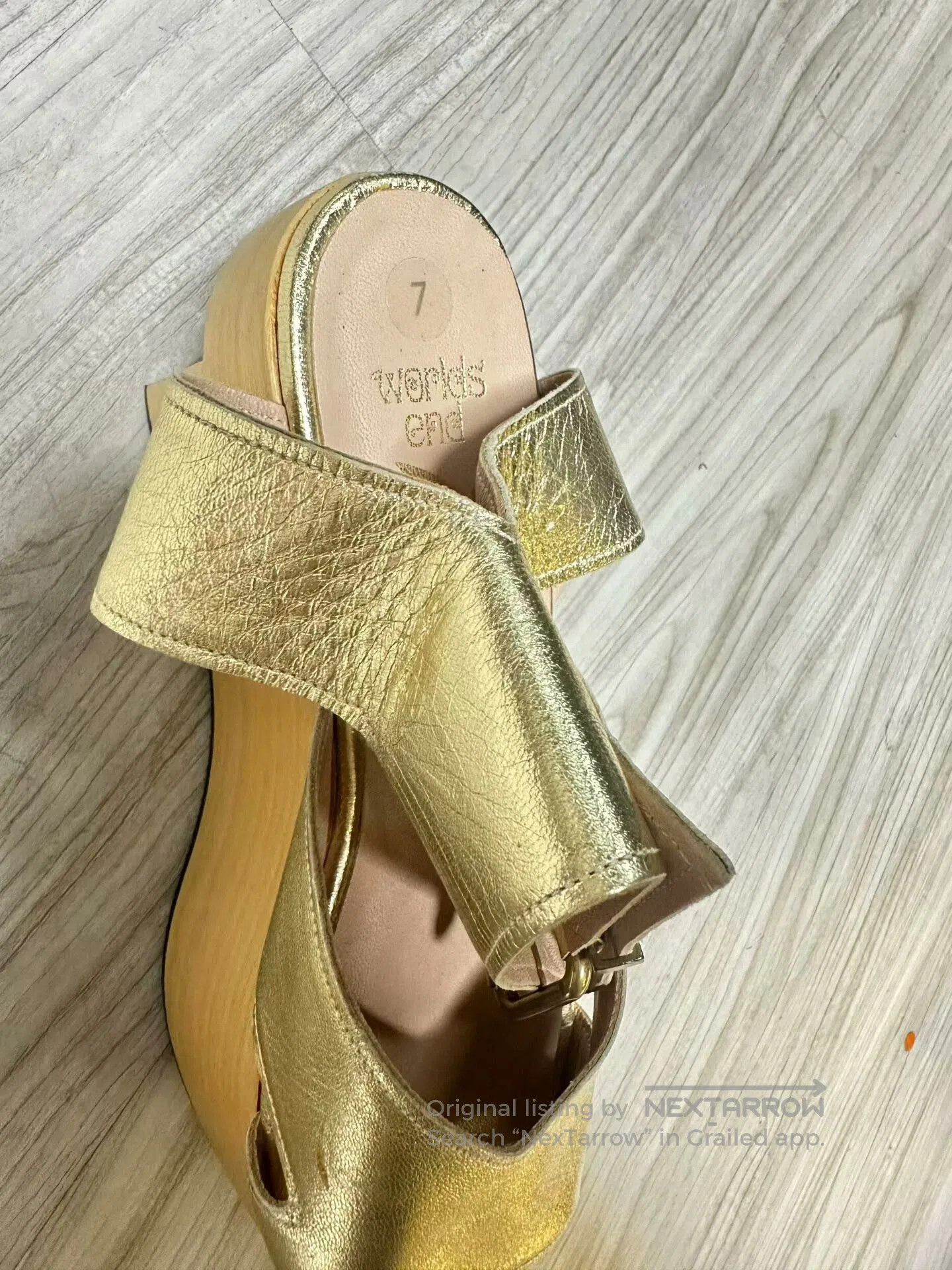 Vivienne Westwood Vivienne Westwood Gold Saturn Sandals. Size US 4.5 / IT 34.5 - 3 Thumbnail