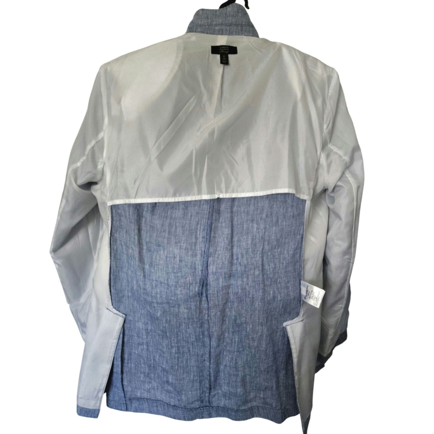 Club Room Club Room Luxury Linen Sport Coat Blue Mens Size XL Size 48R - 5 Thumbnail