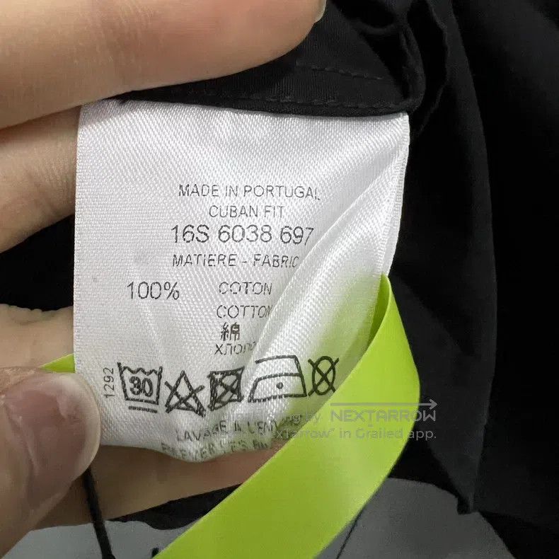 Givenchy Givenchy Size38 Black front logo print shirt Size US M / EU 48-50 / 2 - 4 Thumbnail