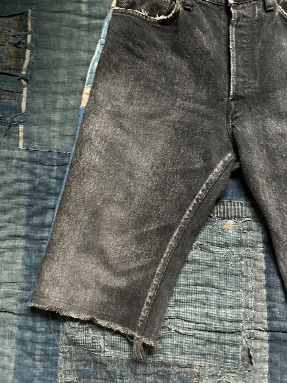 Kapital × Kapital Kountry Kapital Kountry Denim Thunderbird short pants Size US 32 / EU 48 - 4 Thumbnail