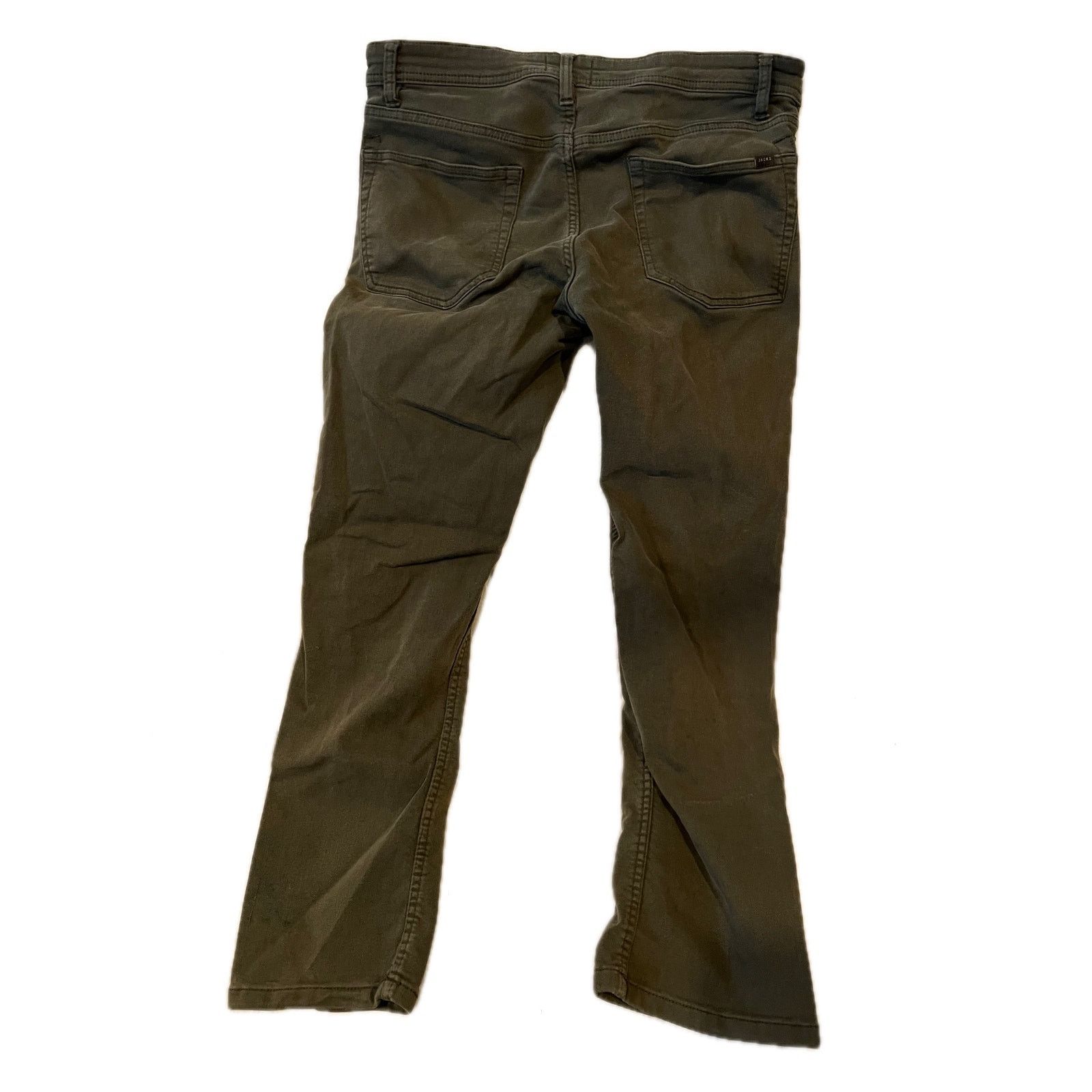 JACHS NY Jachs Regular Fit Green/Khaki Jeans Mens 32x30 Size US 32 / EU 48 - 2 Thumbnail