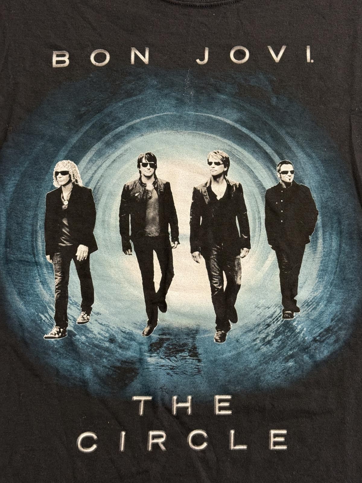 Hanes Bon Jovi T-shirt Album The Circle Tour 2010 Merch Dagger 3XL Size US XXL / EU 58 / 5 - 4 Thumbnail