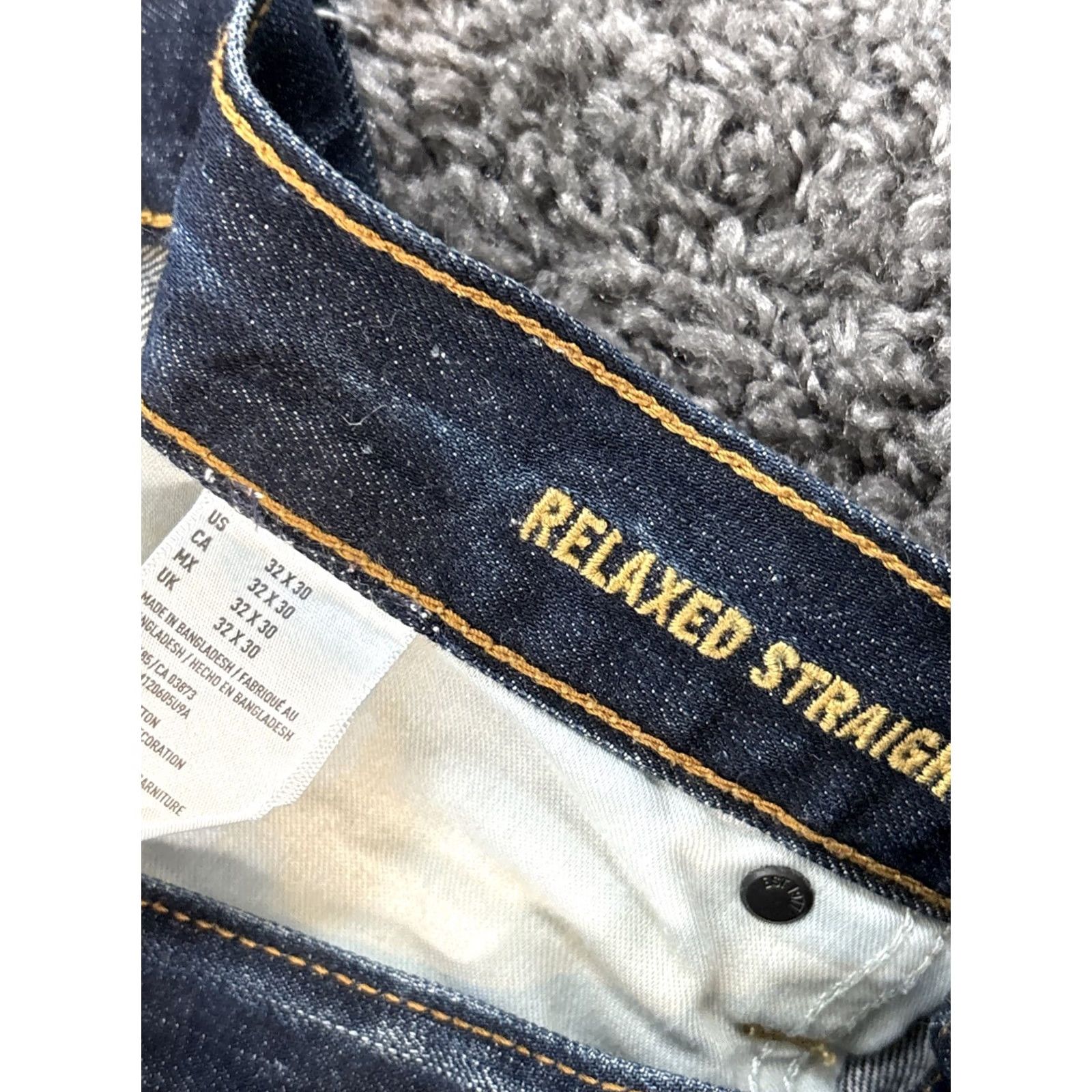 American Eagle Outfitters VINTAGE American Eagle Jeans Men 32x30 Relaxed Straight Dark Wash Blue Distressed? No, Distressed: No Size US 32 / EU 48 - 5 Thumbnail