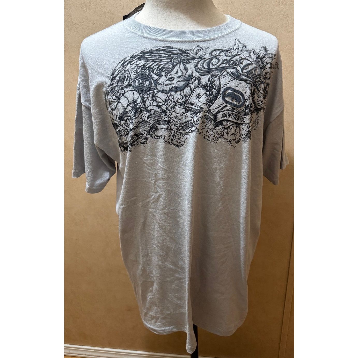 Ecko Unltd. Ecko Unltd Puff Print Rhino Gray NWT Y2K Streetwear Graphic Size US L / EU 52-54 / 3 - 1 Thumbnail