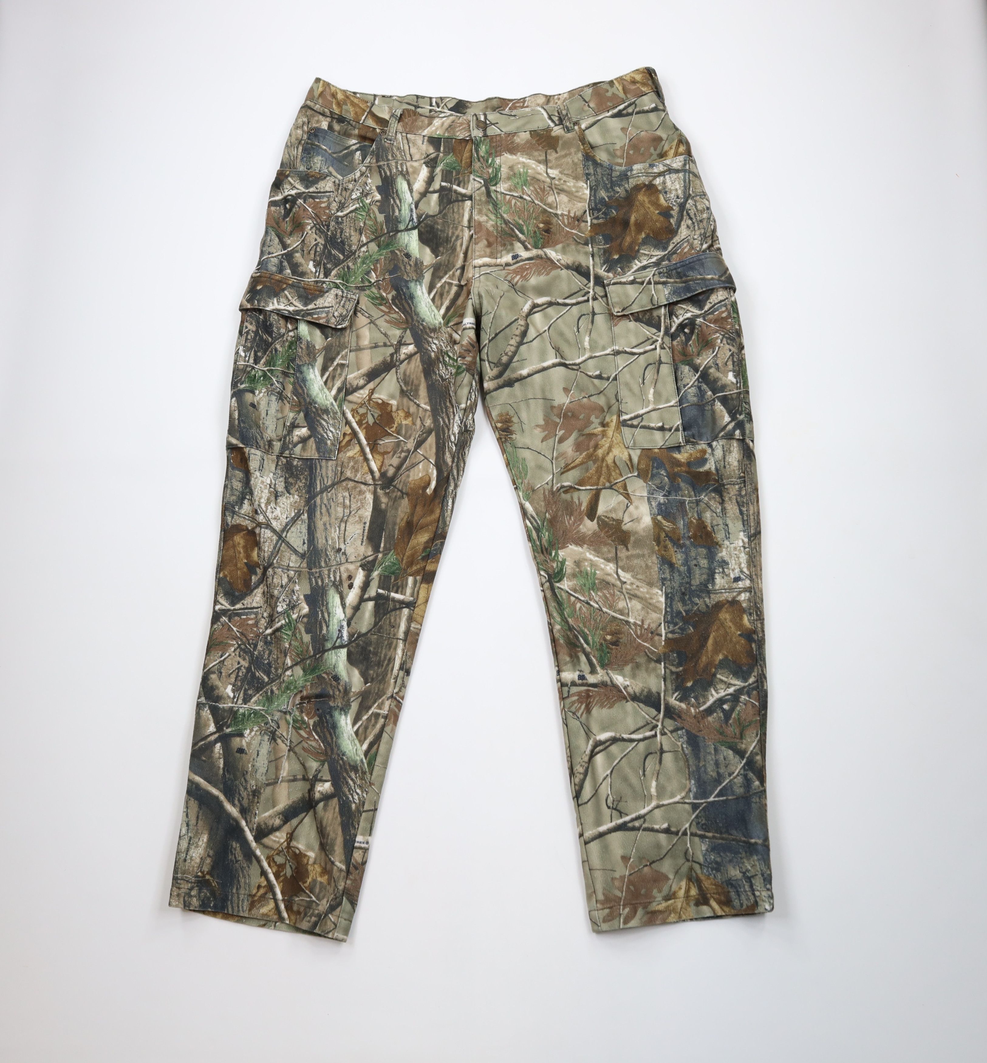 Cabelas × Vintage Vintage Cabelas Camouflage Chamois Fleece Cargo Pants Size US 44 / EU 60 - 1 Thumbnail