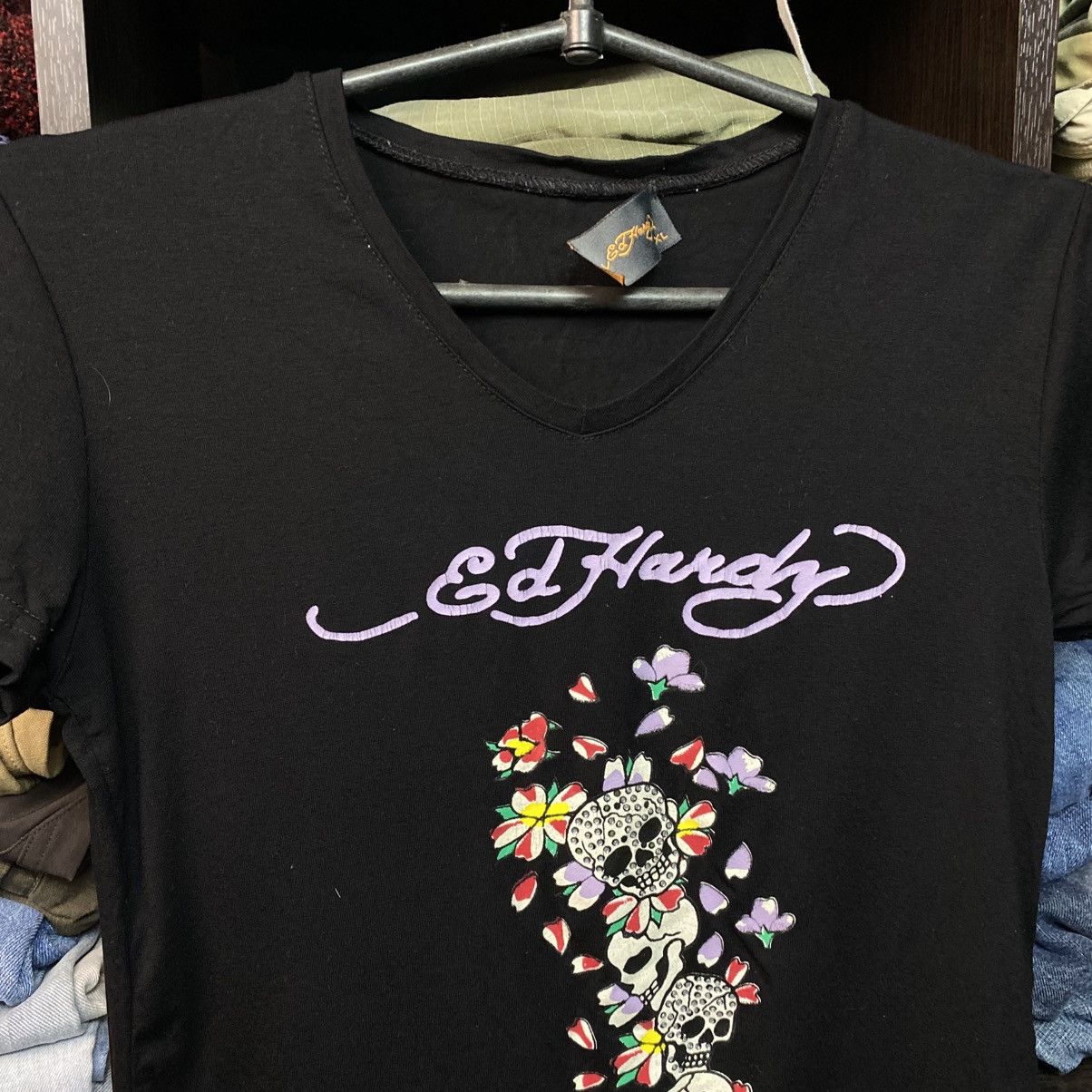 Ed Hardy Vintage Ed Hardy by Christian Audigier y2k opium tee size XL Size XL / US 12-14 / IT 48-50 - 2 Thumbnail