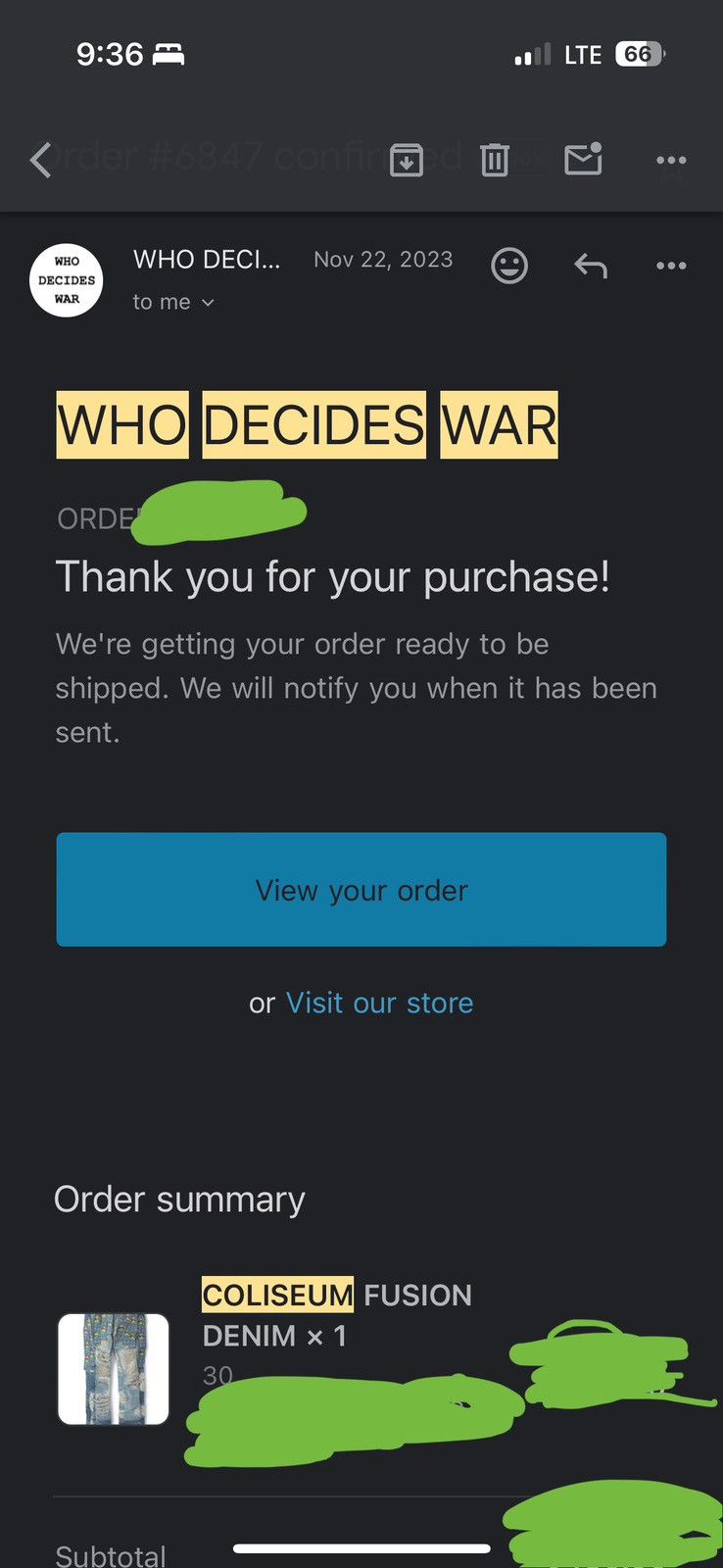 Ev Bravado Who Decides War Coliseum Fusion Stained Glass Denim Size US 30 / EU 46 - 7 Thumbnail