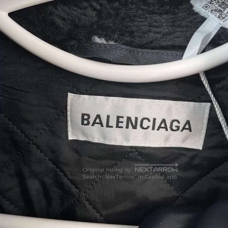 Balenciaga Balenciaga Black teddy bear Logo all-over print loose zipp Size XXS / US 00 / IT 34 - 6 Thumbnail
